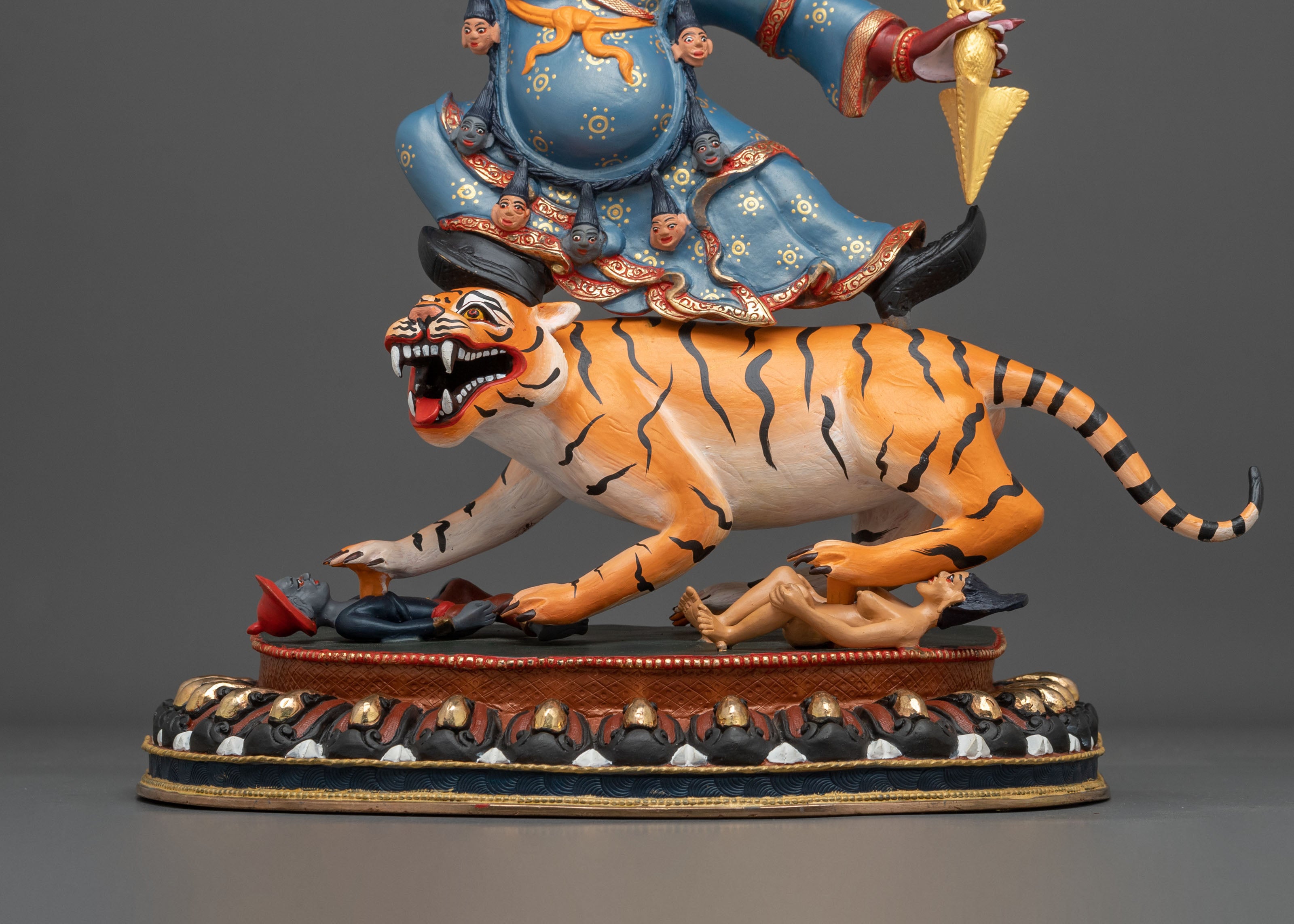Dorje Drollo Copper Statue | Wrathful Guru Rinpoche Form
