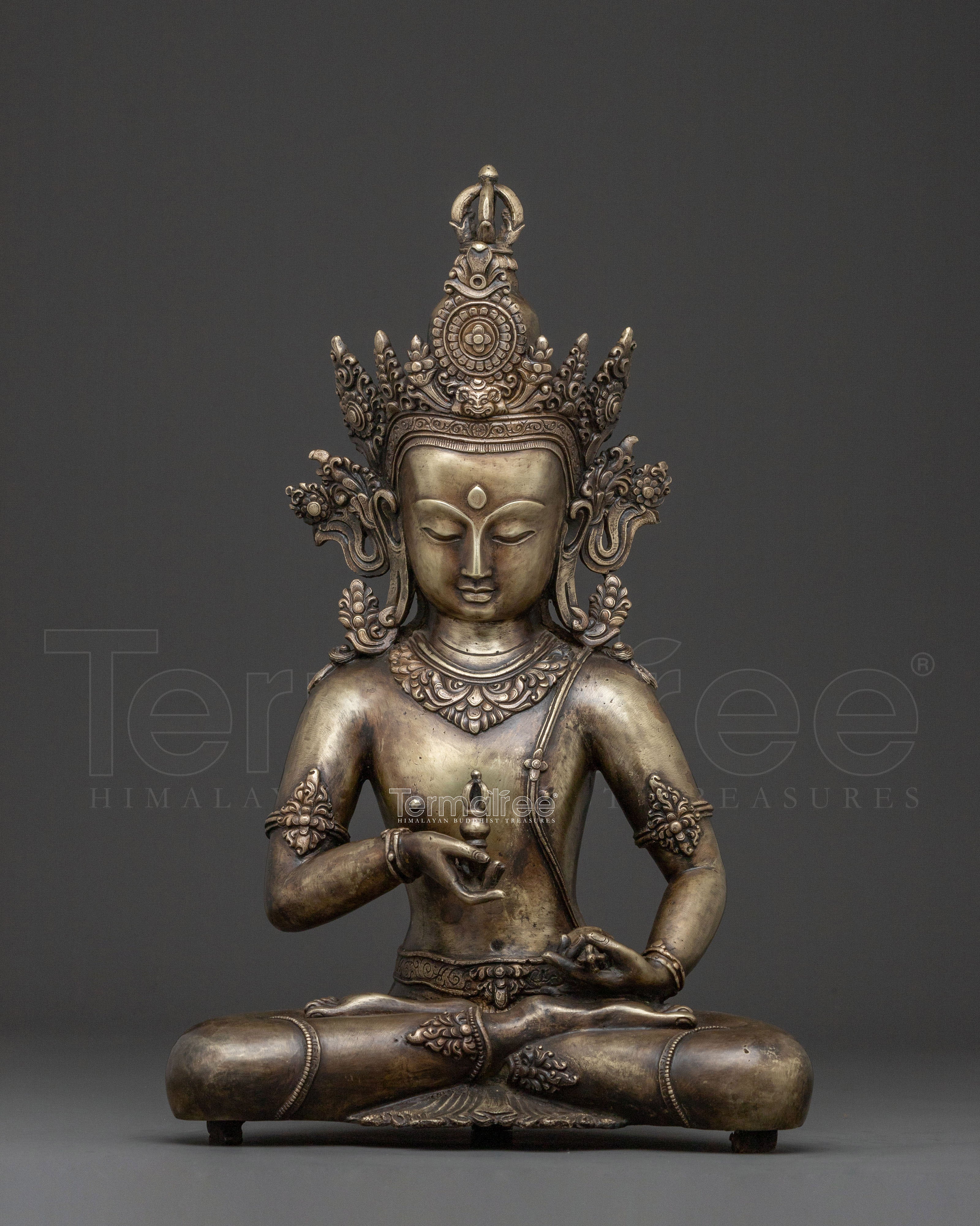 Vajrasattva Bronze Statue for Spiritual Space