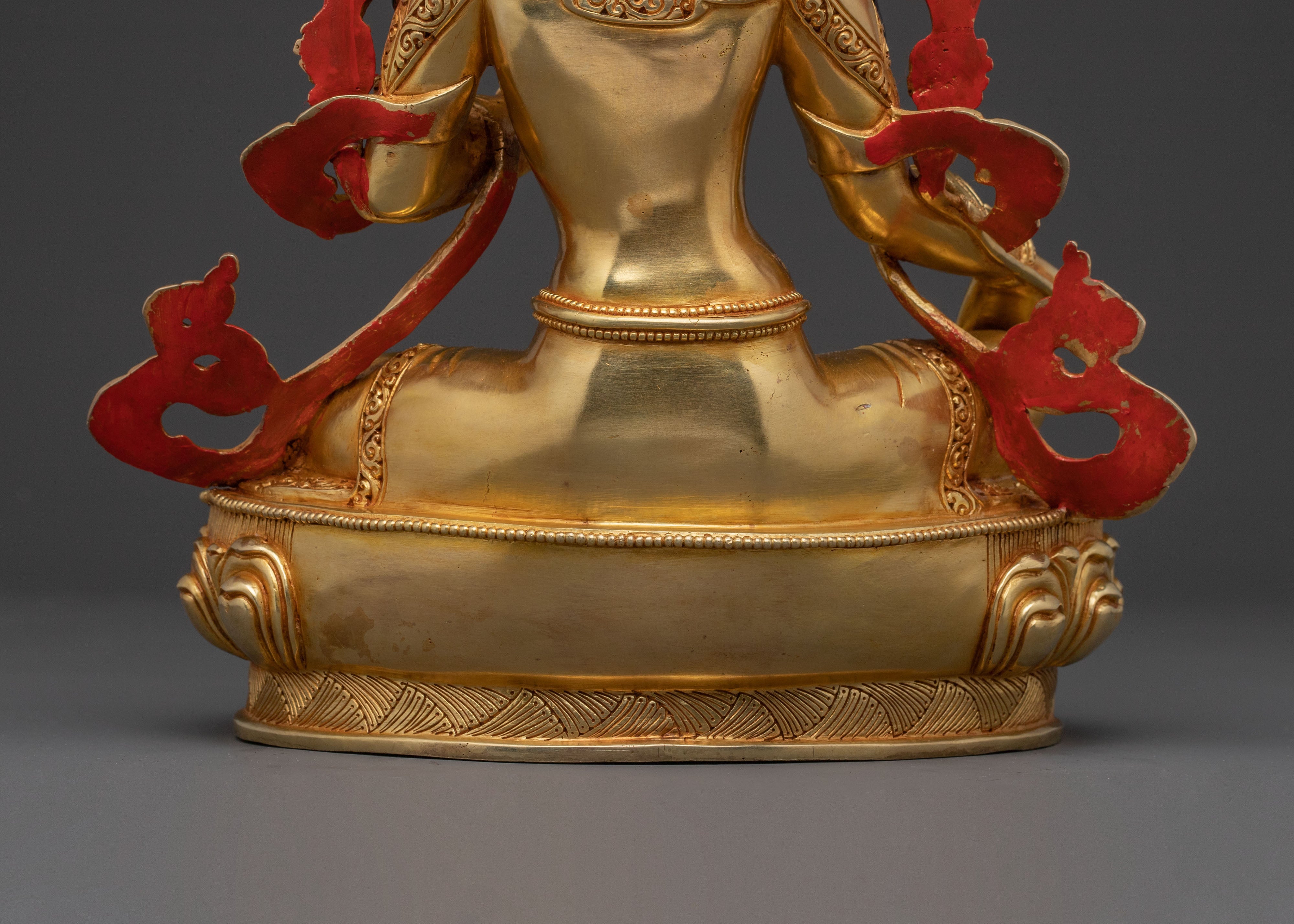 Green Tara Divine Statue | Tibetan Goddess of Compassion