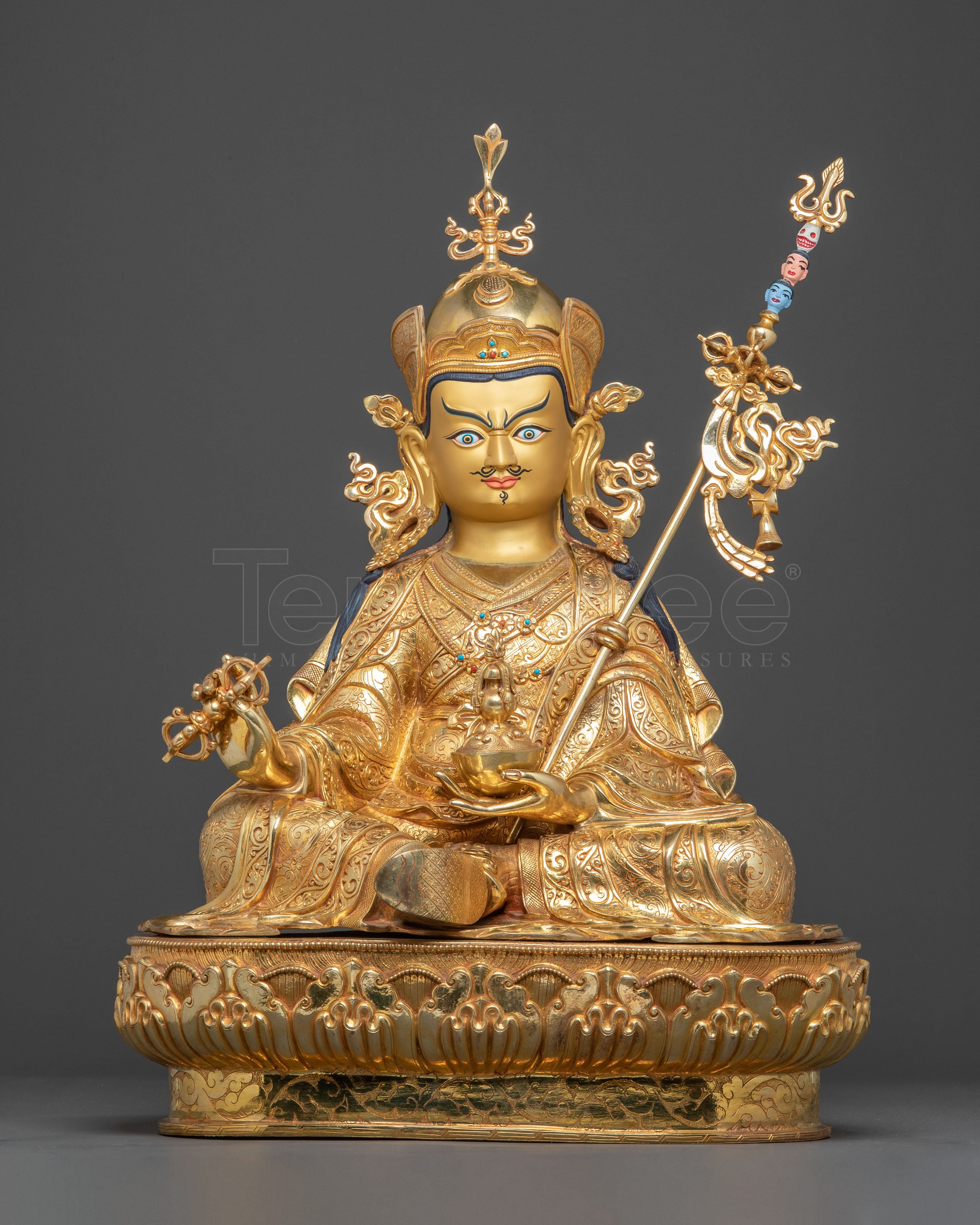 Radiant Traditional Padmasambhava Statue