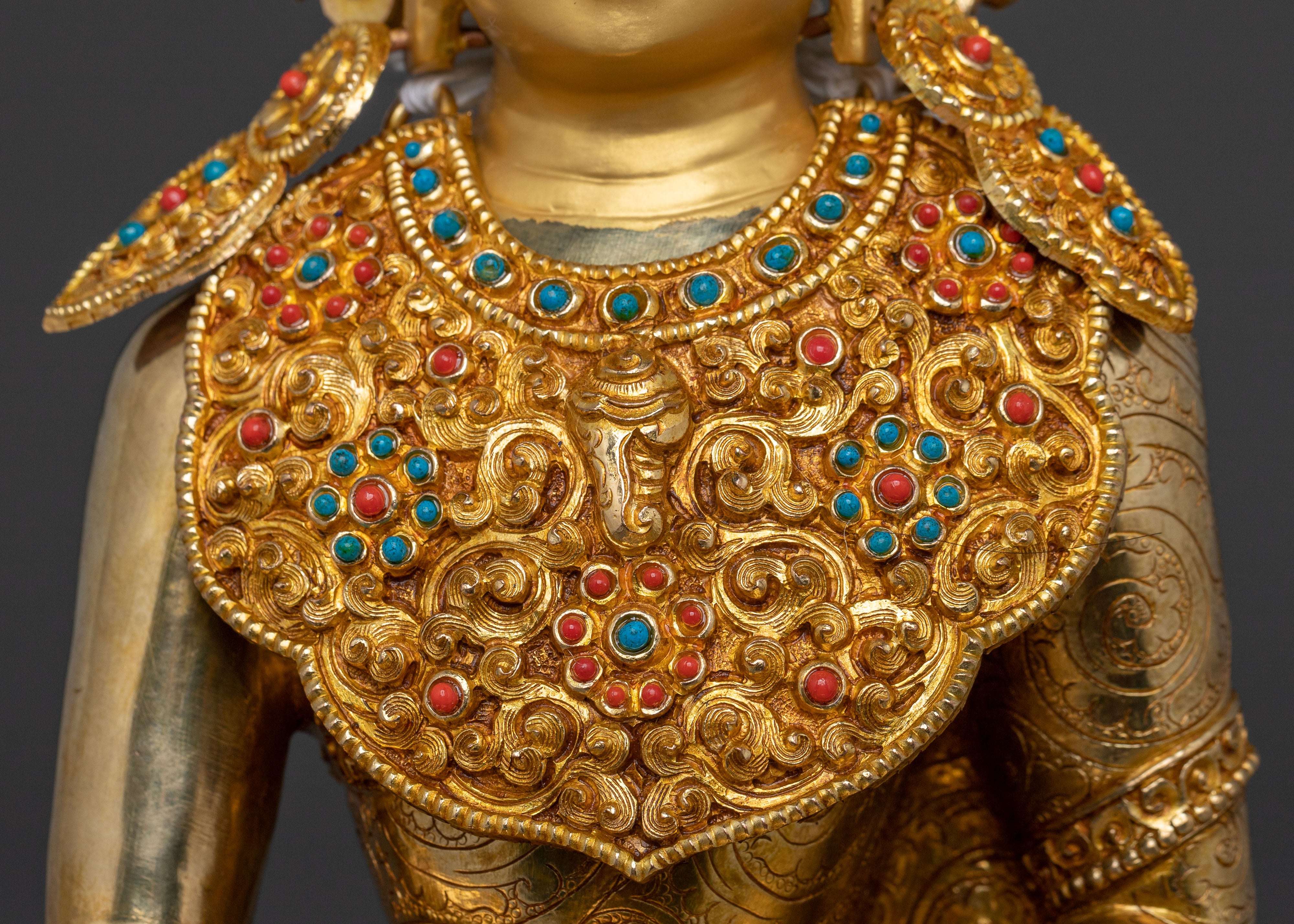 Crown Shakyamuni Buddha Statue | Divine Wisdom
