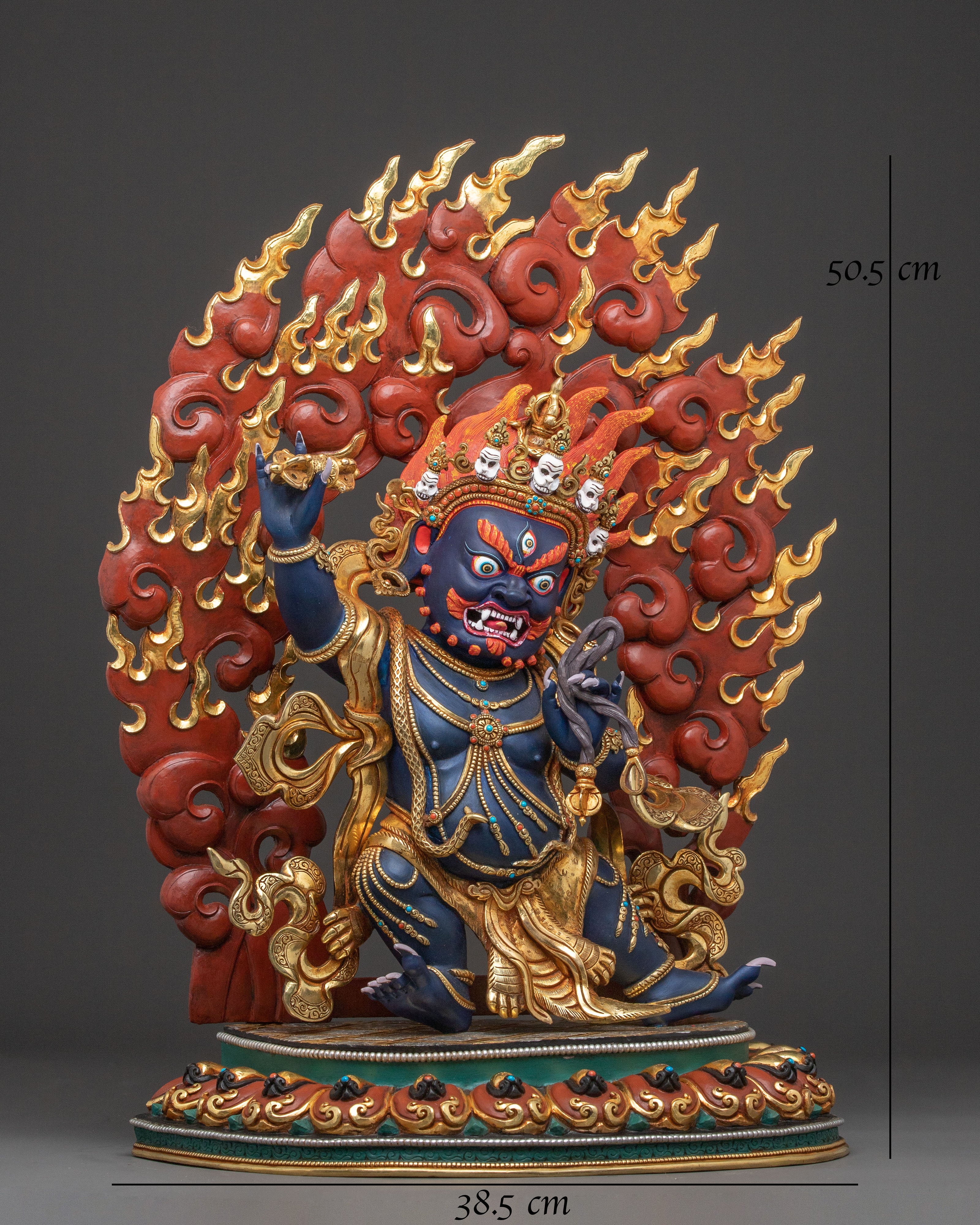 Divine Vajrapani Statue | Powerful Tibetan Guardian Deity