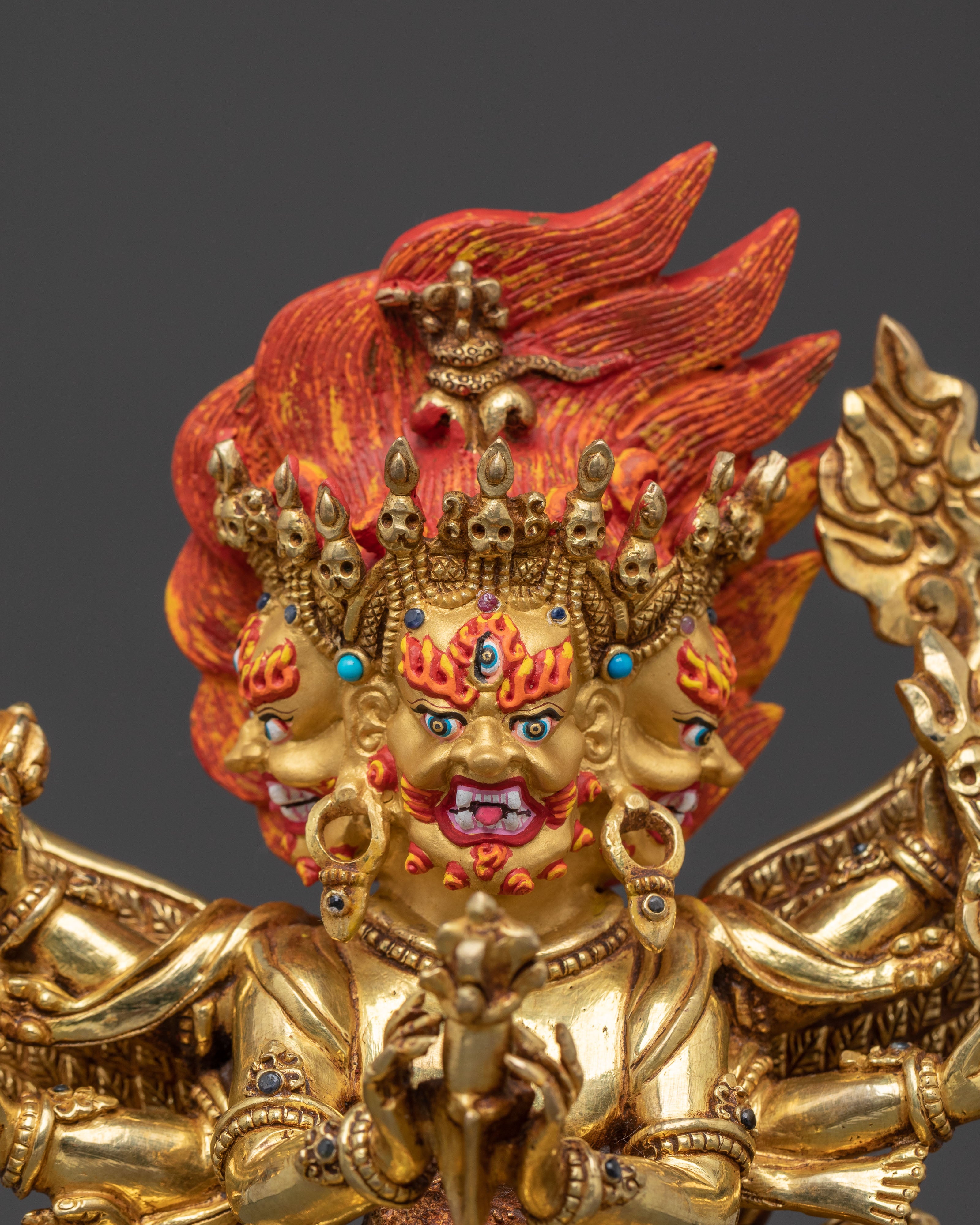 Vajrakilaya Tantric Buddha Sculpture | Buddhist Decor