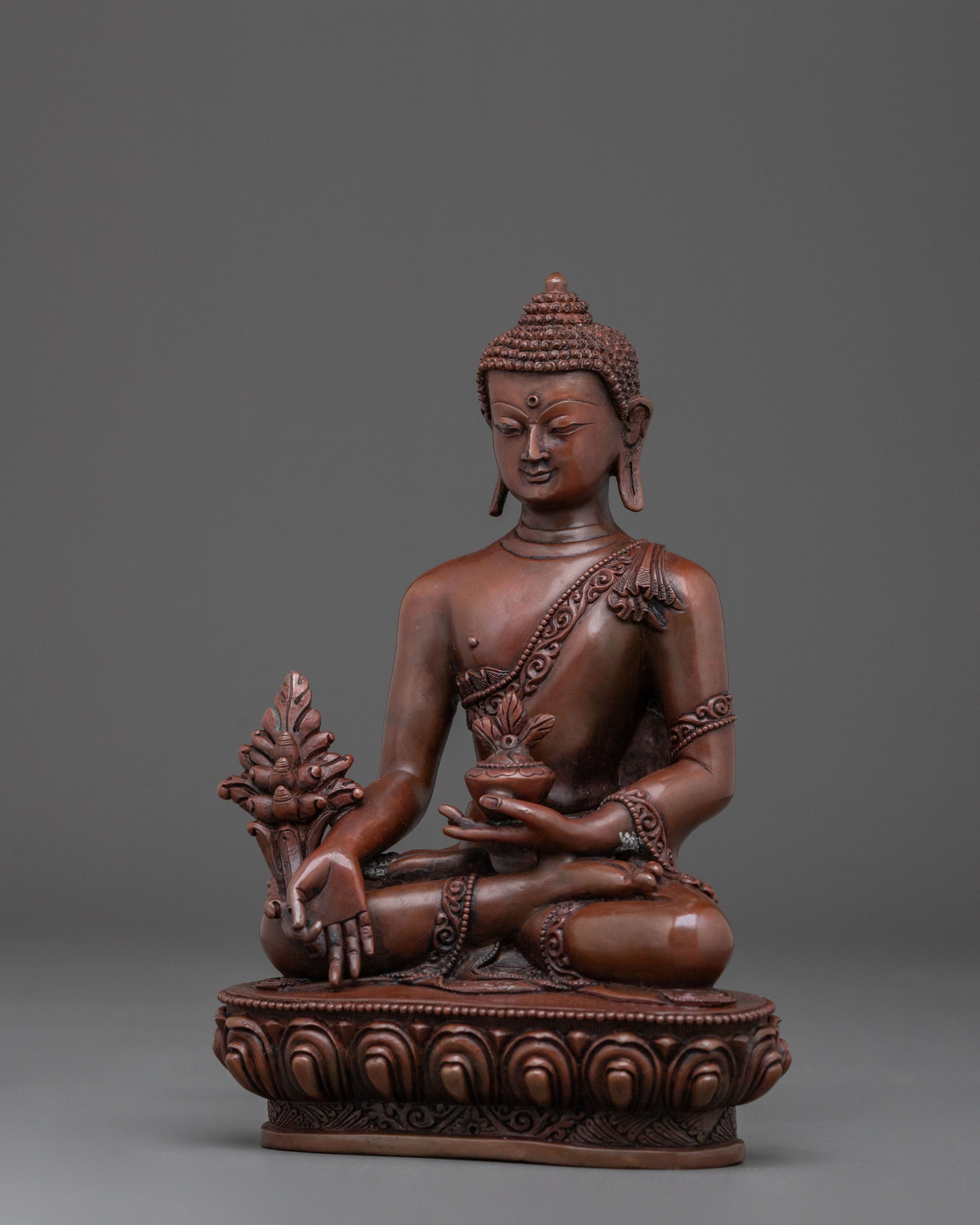 Medicine Buddha Sculpture | Tibetan Buddhist Healing Deity