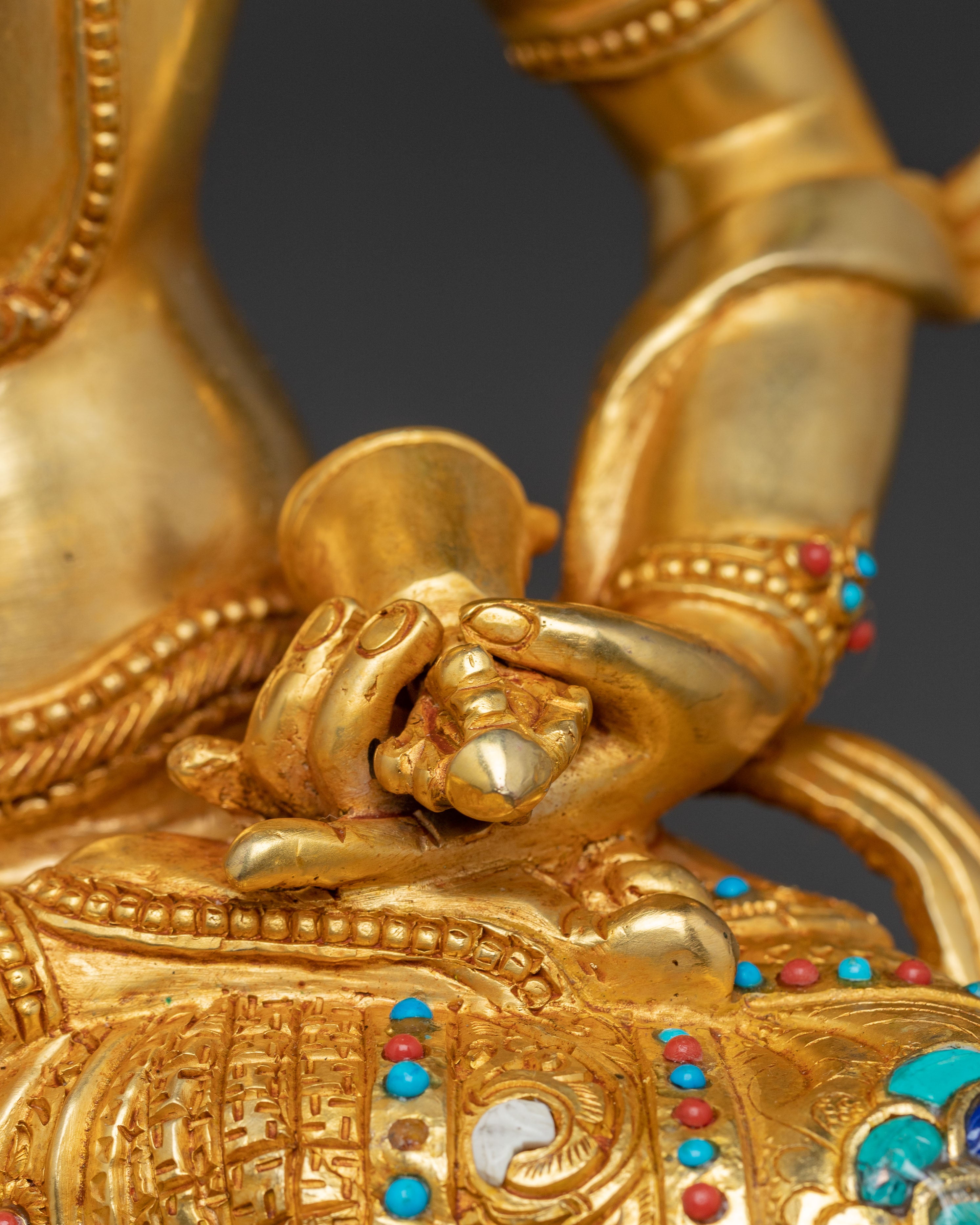 Handmade Statue of Vajrasattva for Altar | Spiritual Purification