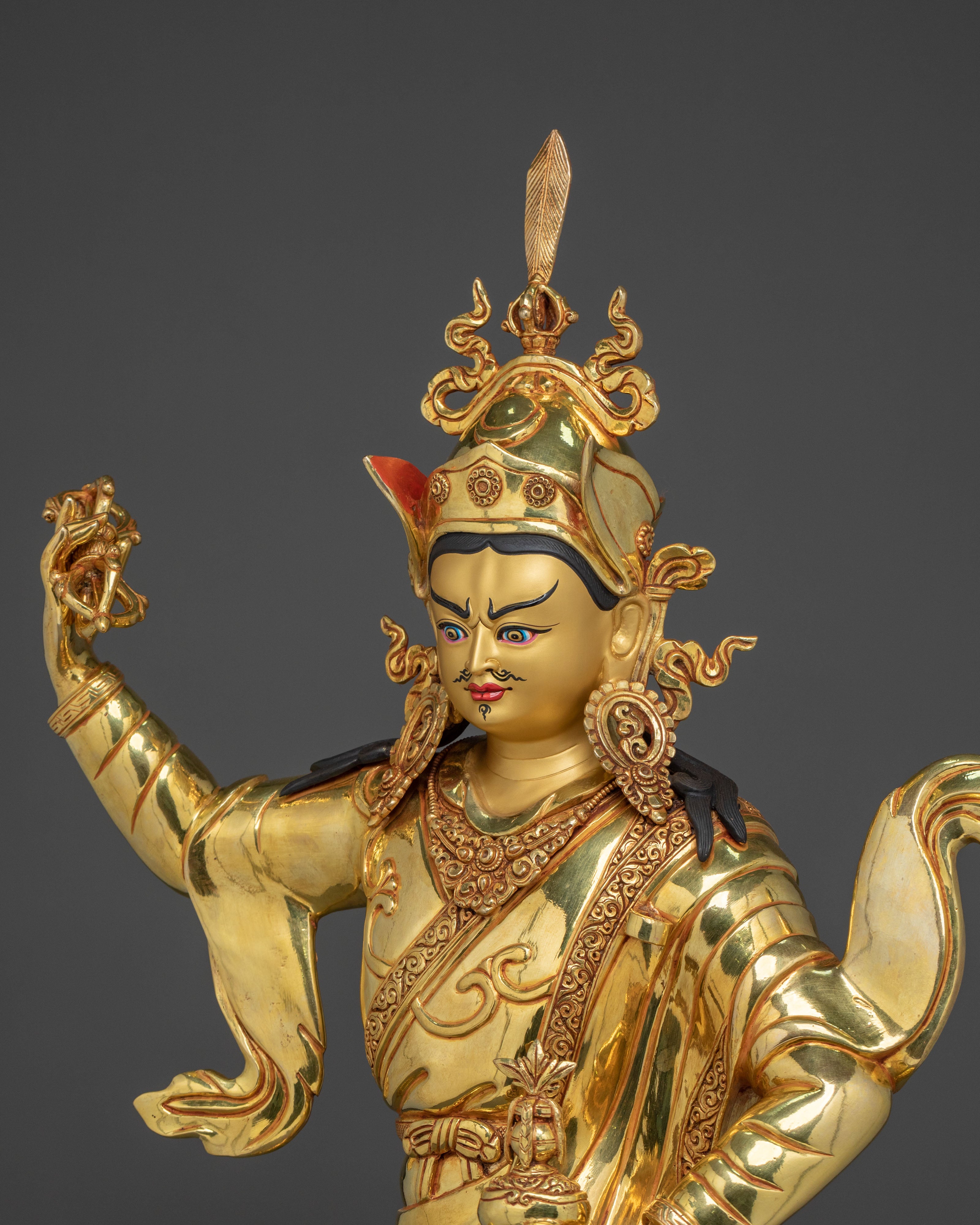 Standing Guru Rinpoche Statue | Buddhist Master