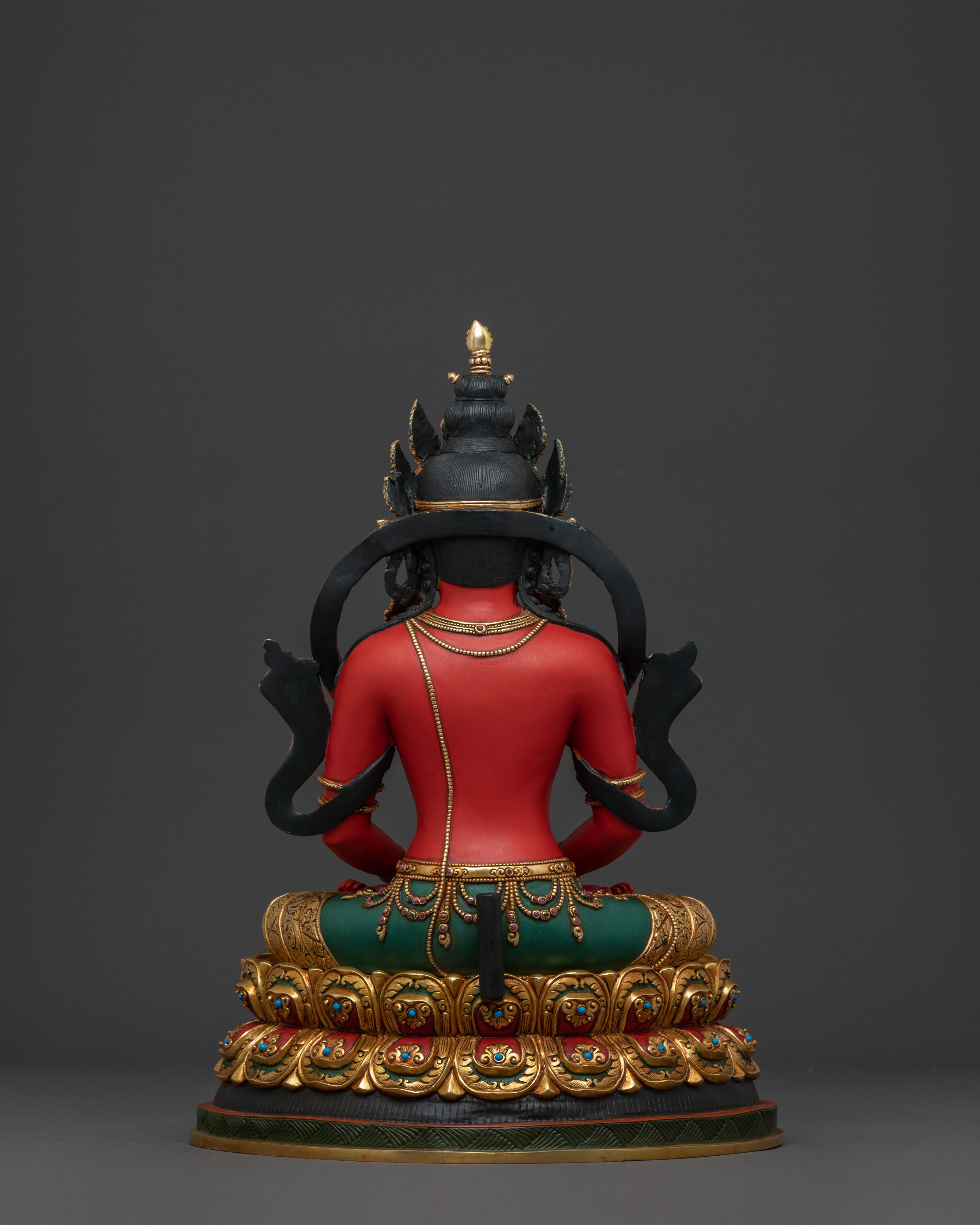 Majestic Amitayus Statue | Spiritual Home Decor
