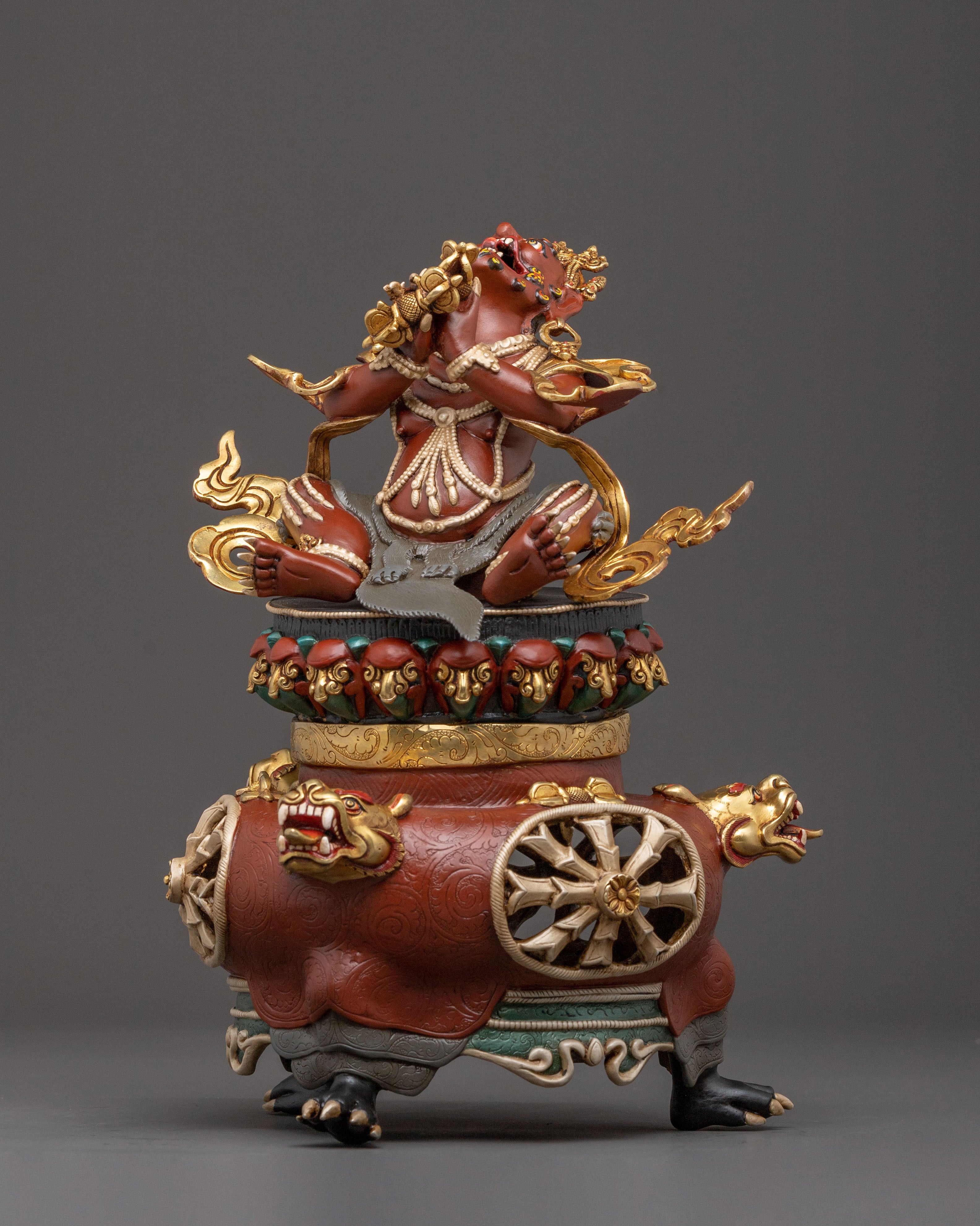 Vajradaka Purification Icon: Handcrafted Sacred Statue