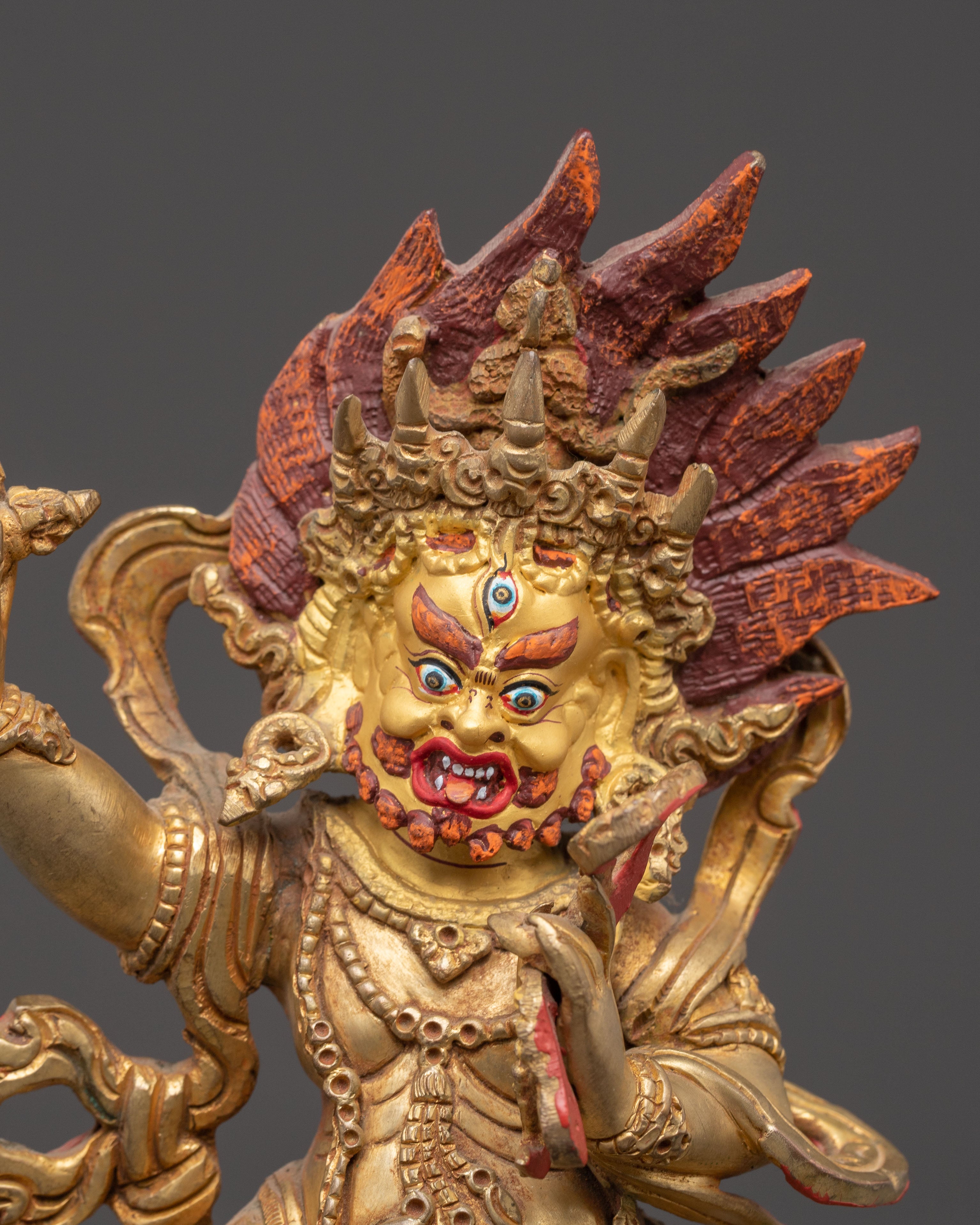 Vajrapani Sculpture, Protector of the Buddha | Fierce Tantric Guardian