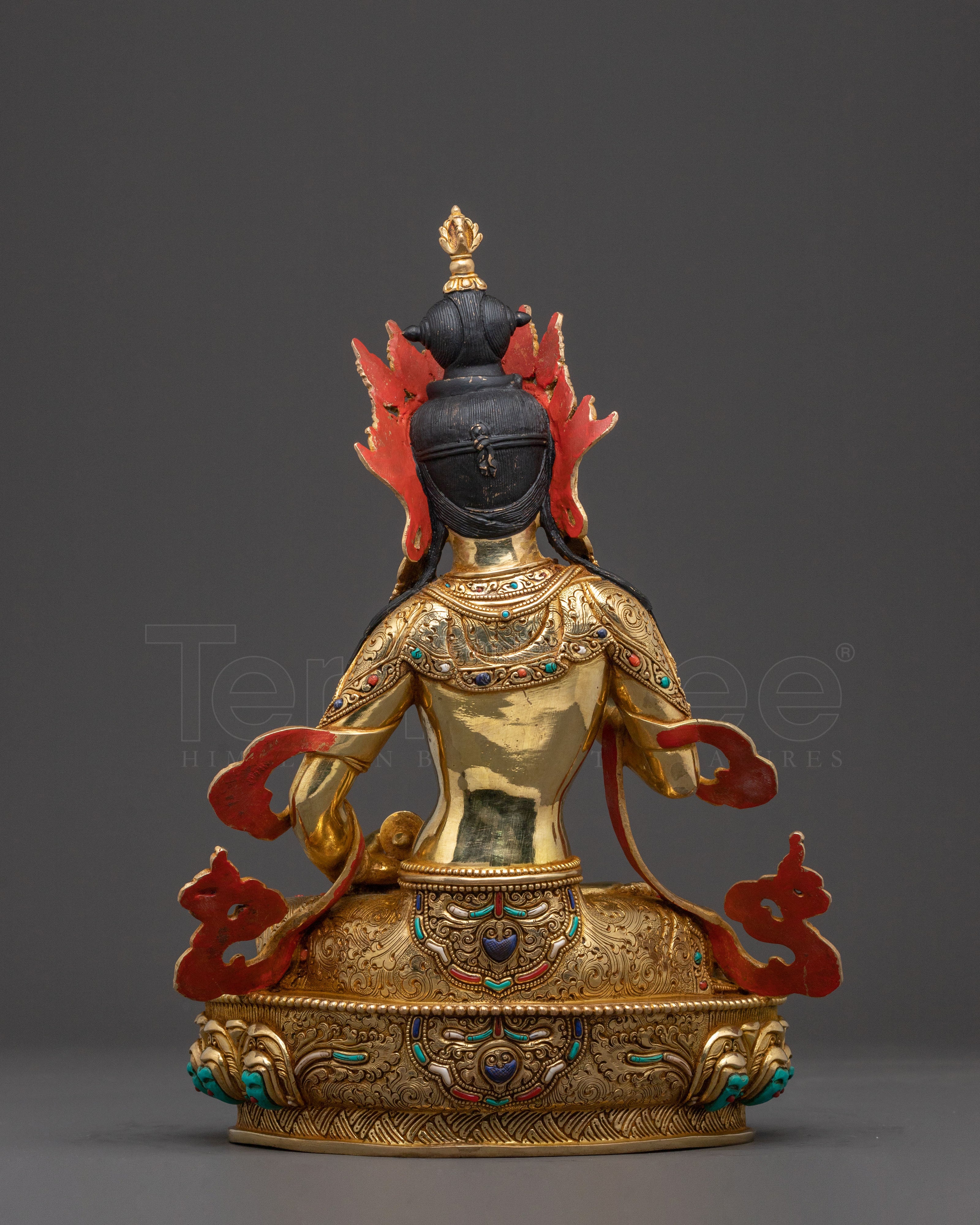 24K Gilded Vajrasattva Bodhisattva Wisdom Statue