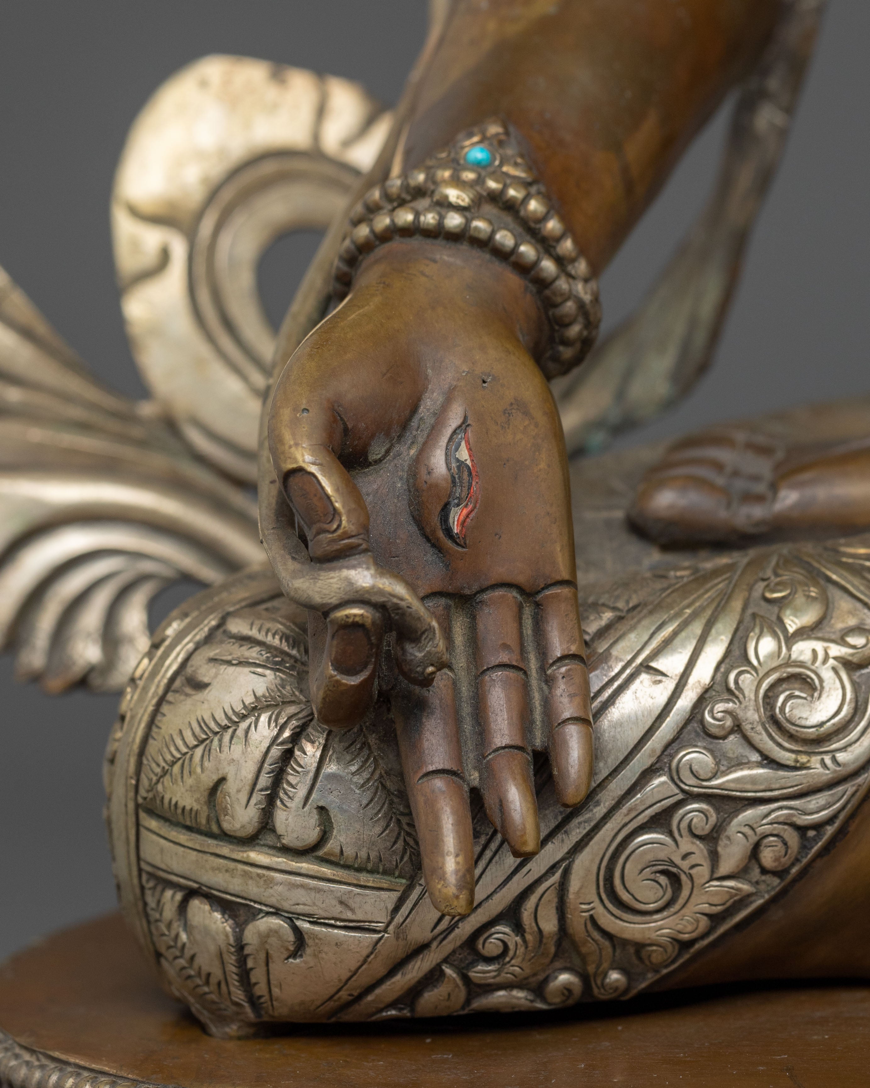White Tara Statue | Tibetan Buddhist Serenity