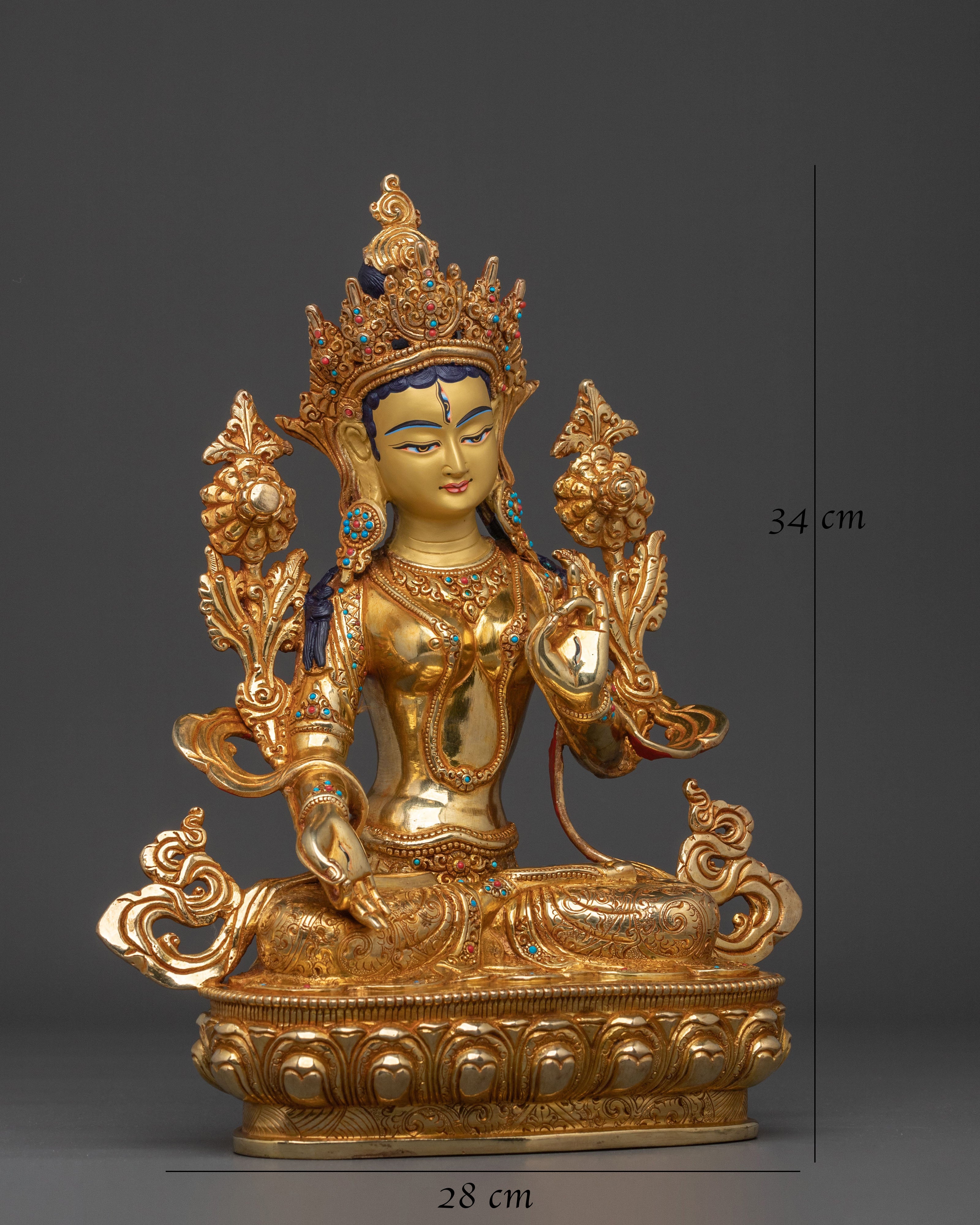 White Tara Statue 