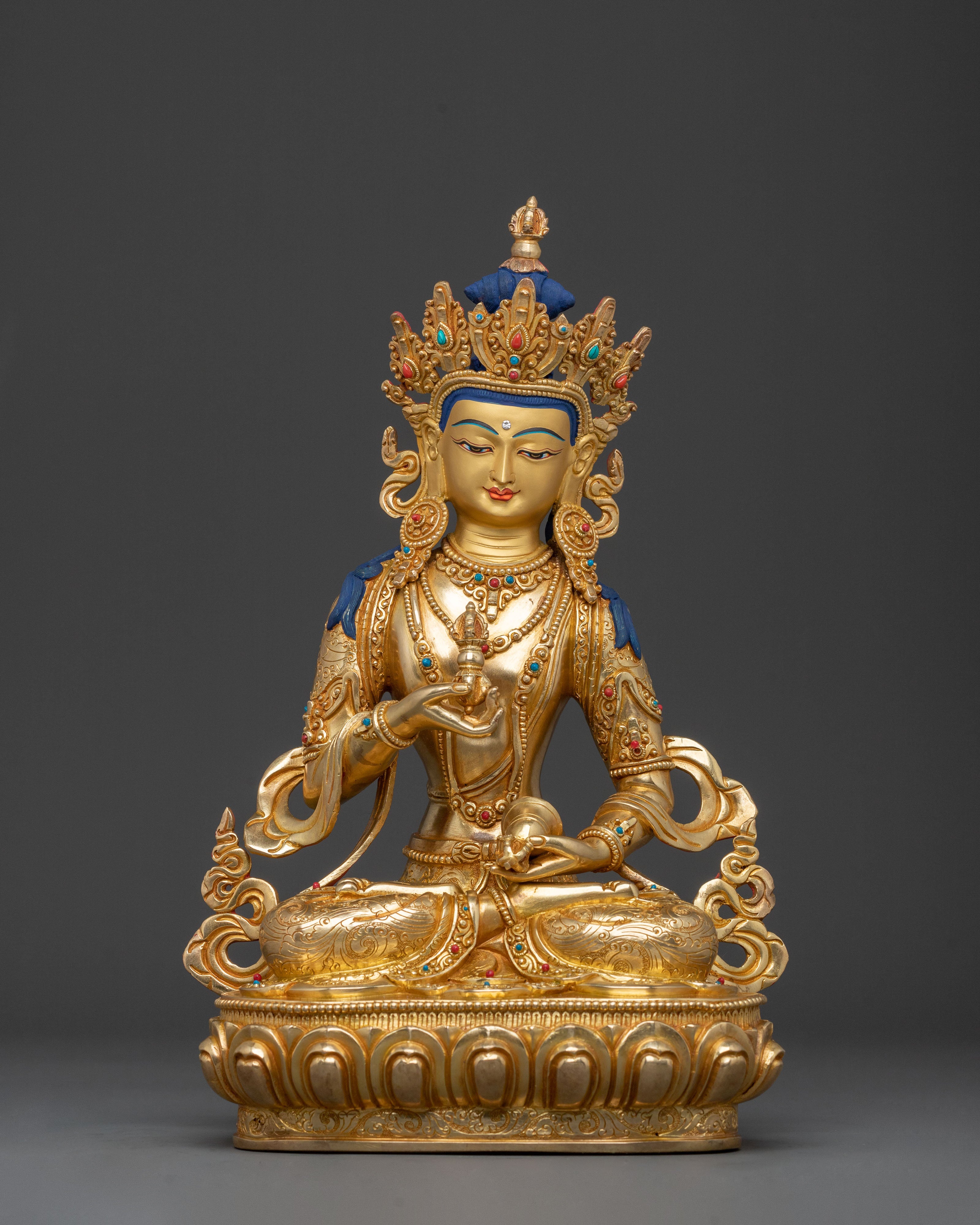 Vajrasattva Meditation Decor Statue | Buddhist Purification Deity