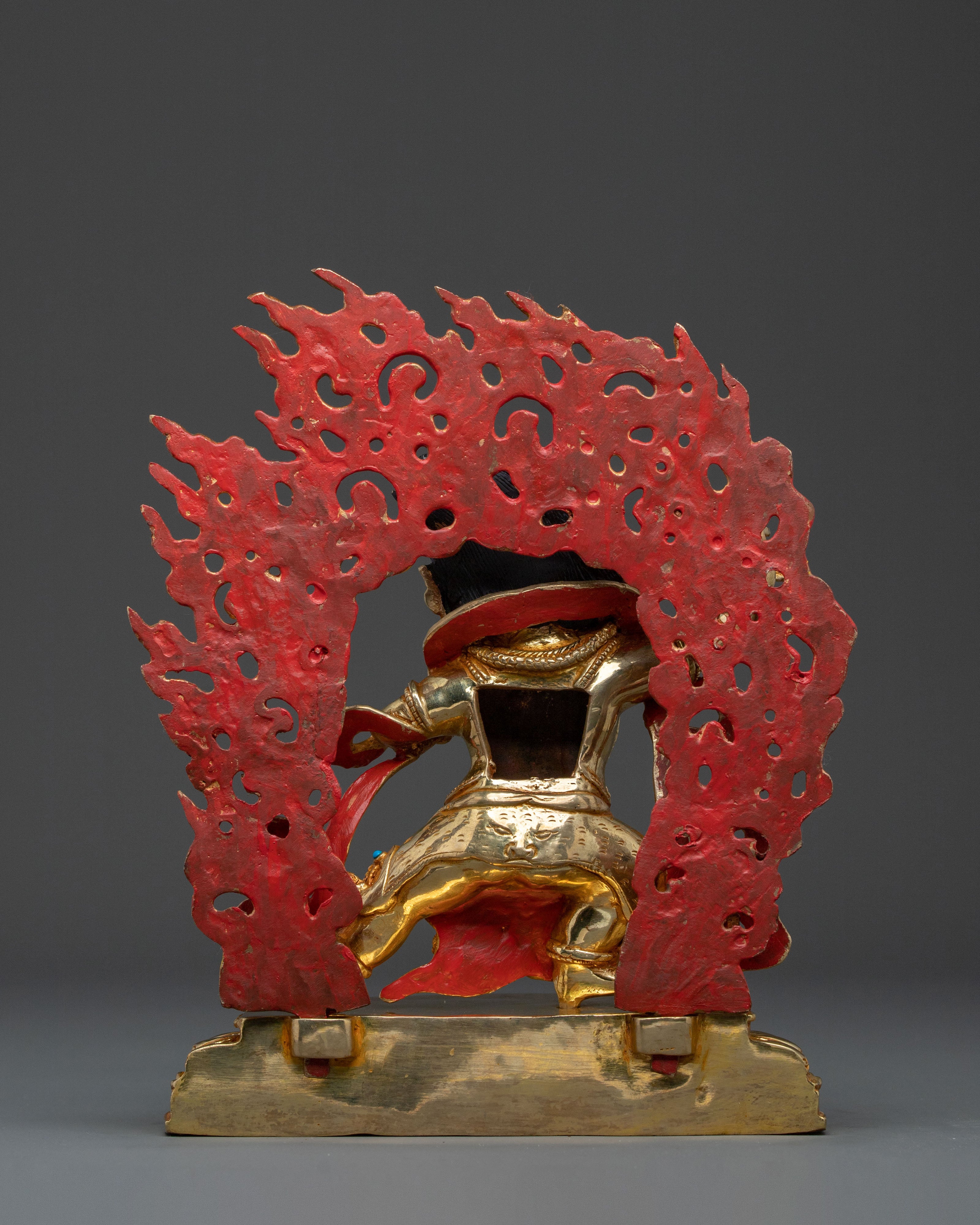 Protector Figure: Vajrapani 24k Gold Gilded Statue