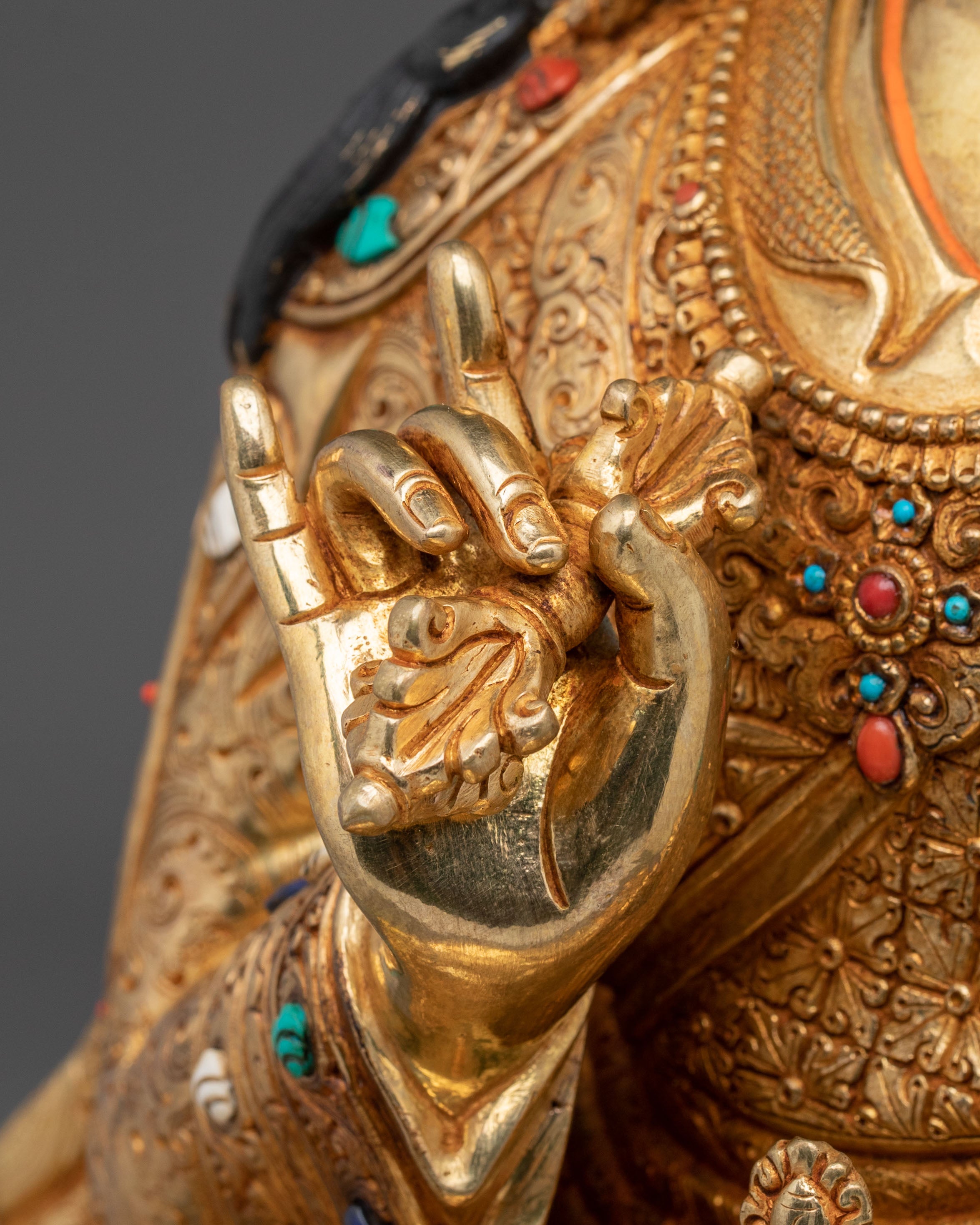 Guru Tsoyke Dorje Copper Figurine | Symbol of Wisdom