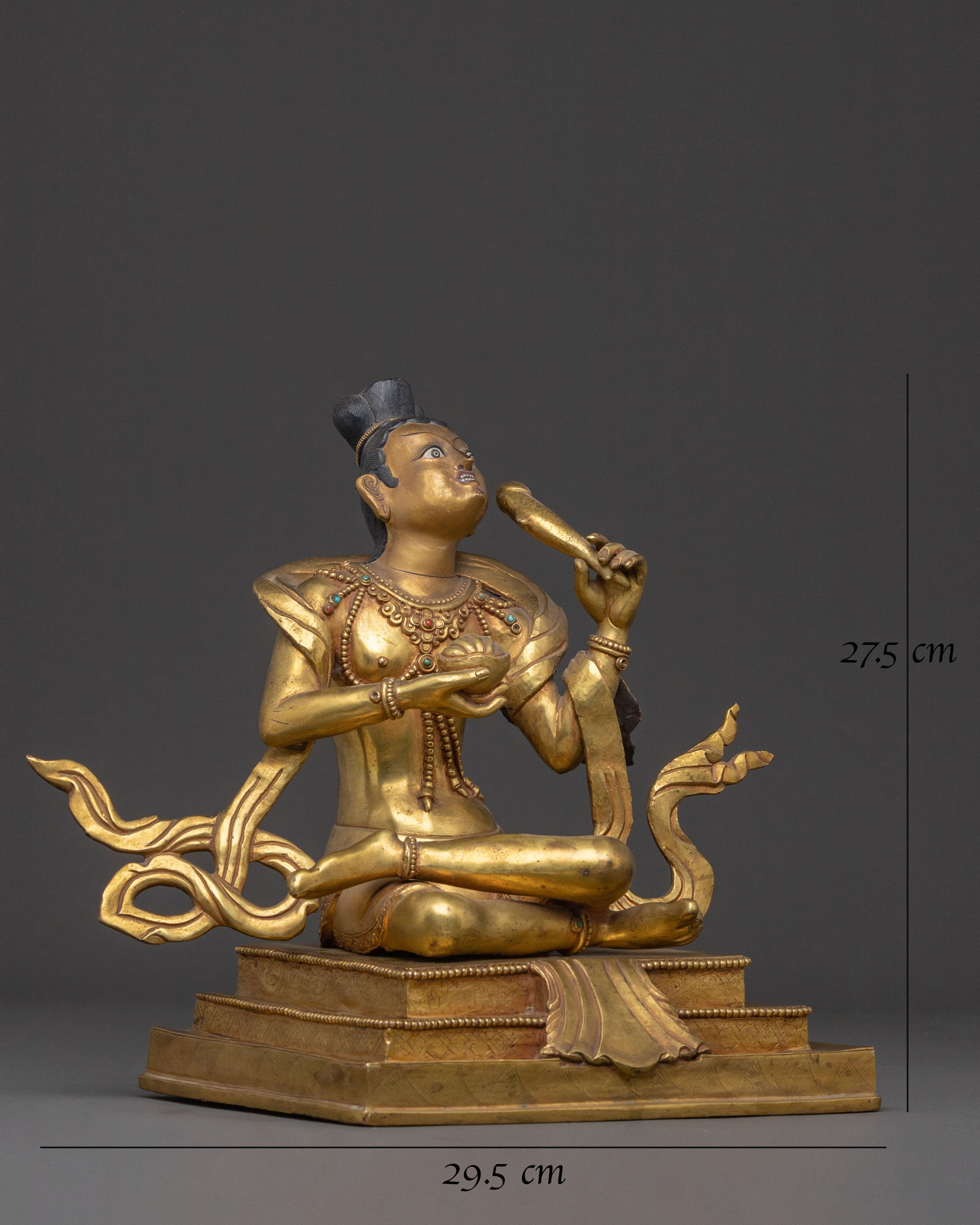 Tilopa Spiritual Statue - Copper Sculpture with Antique Finish