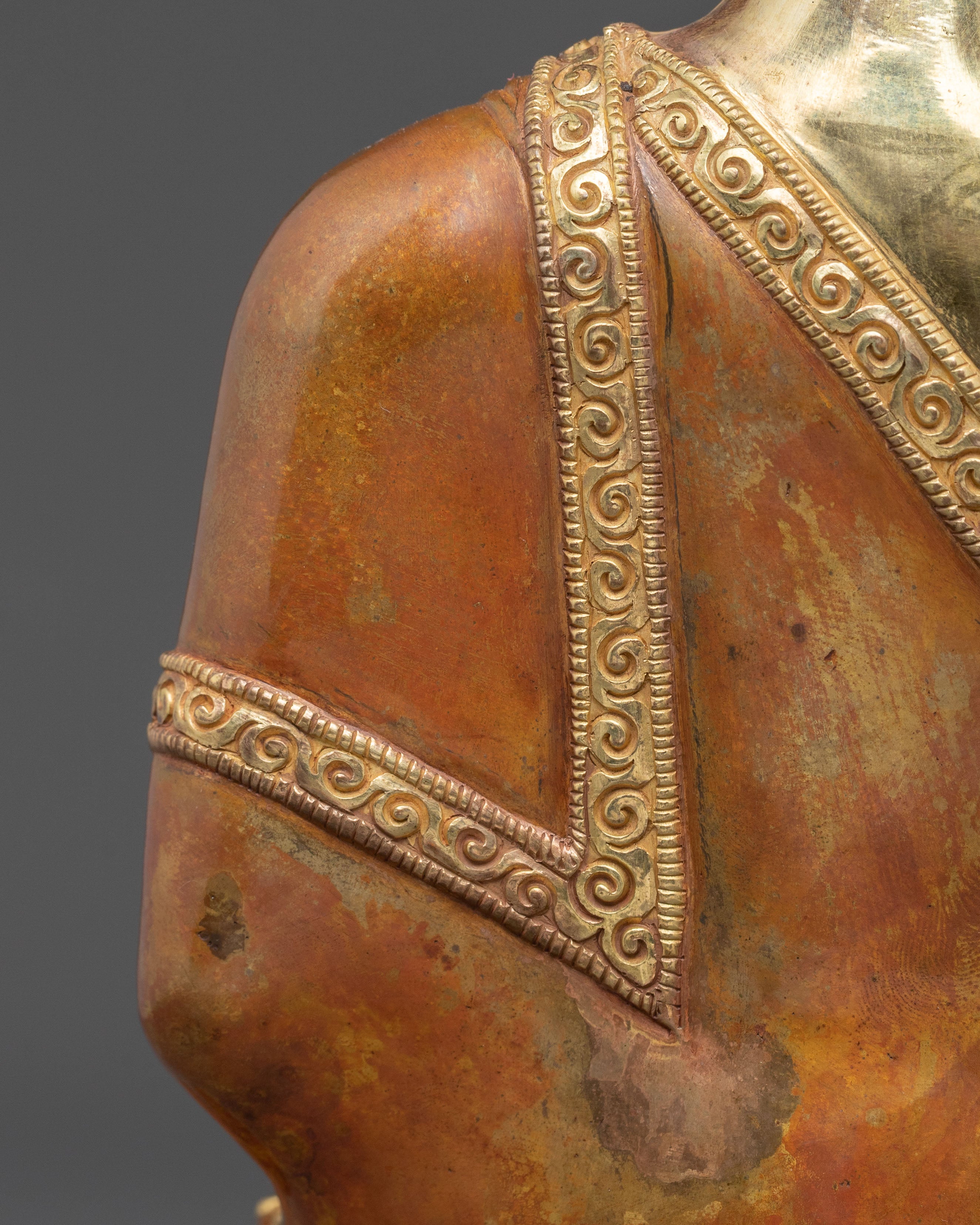 Shakyamuni Enlightenment Statue | 24K Gold Gilded