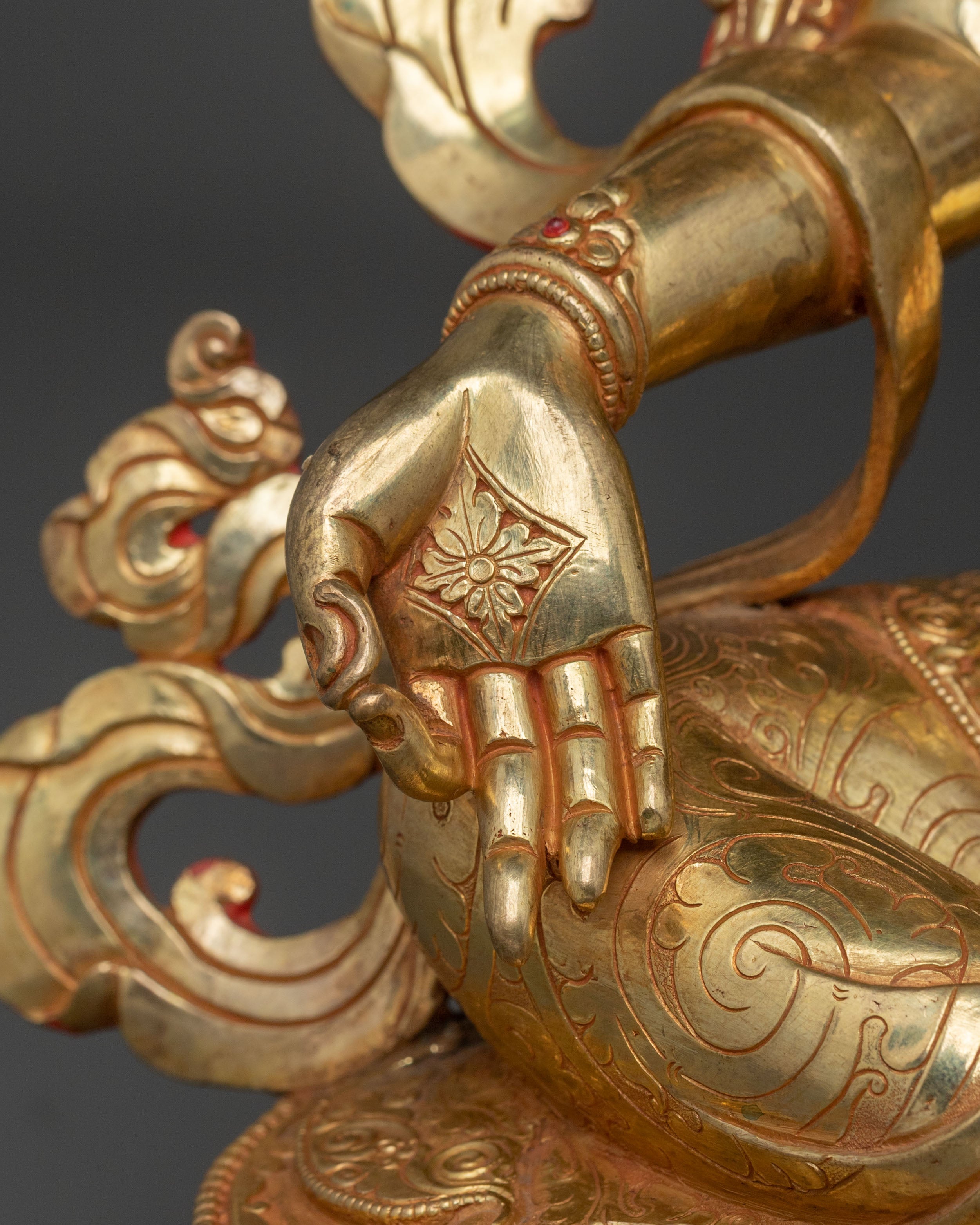 Green Tara Ritual Statue | | Handcrafted Buddhist Goddess Sculpture