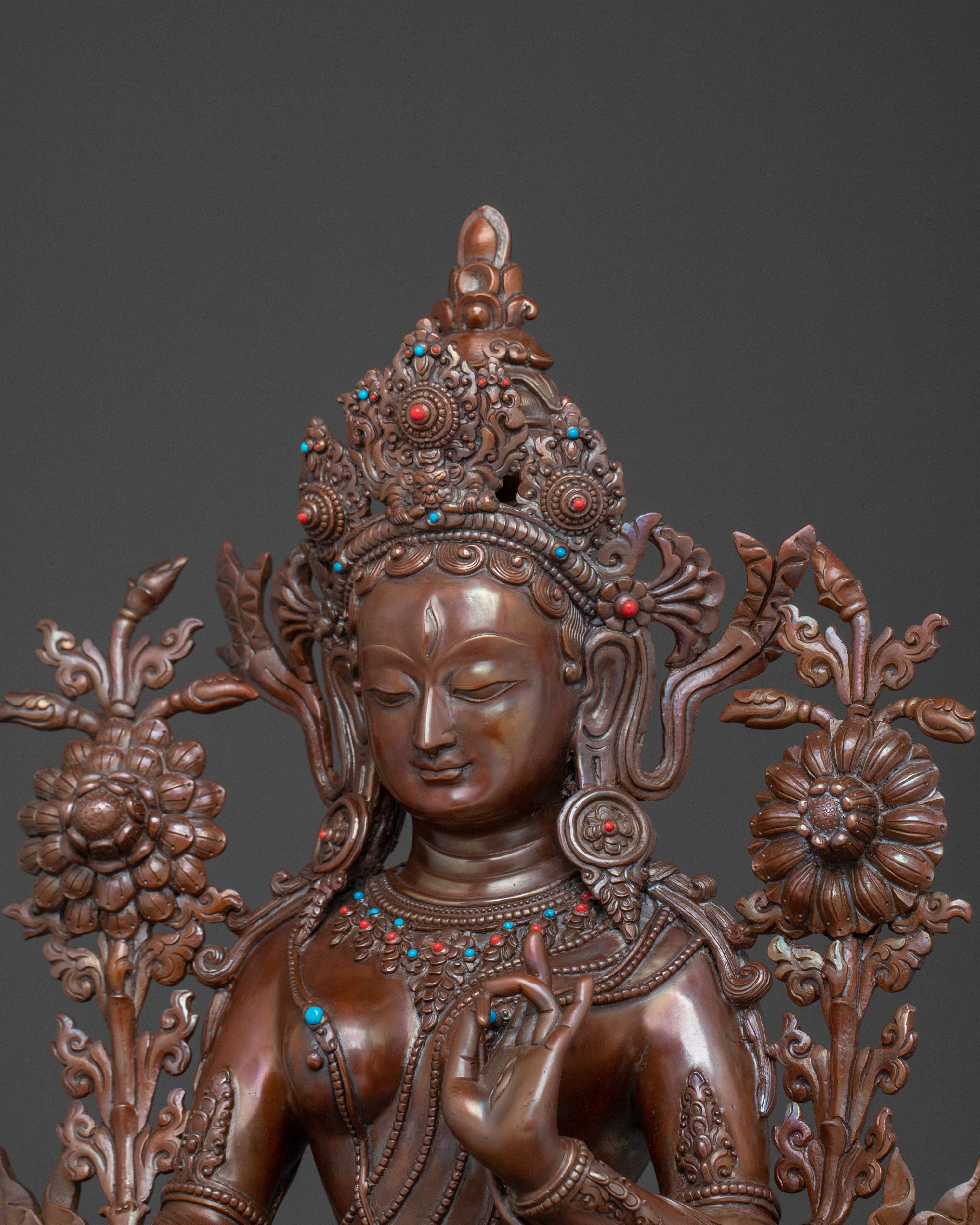Green Tara Spiritual Statue | Buddhist Altar Decor