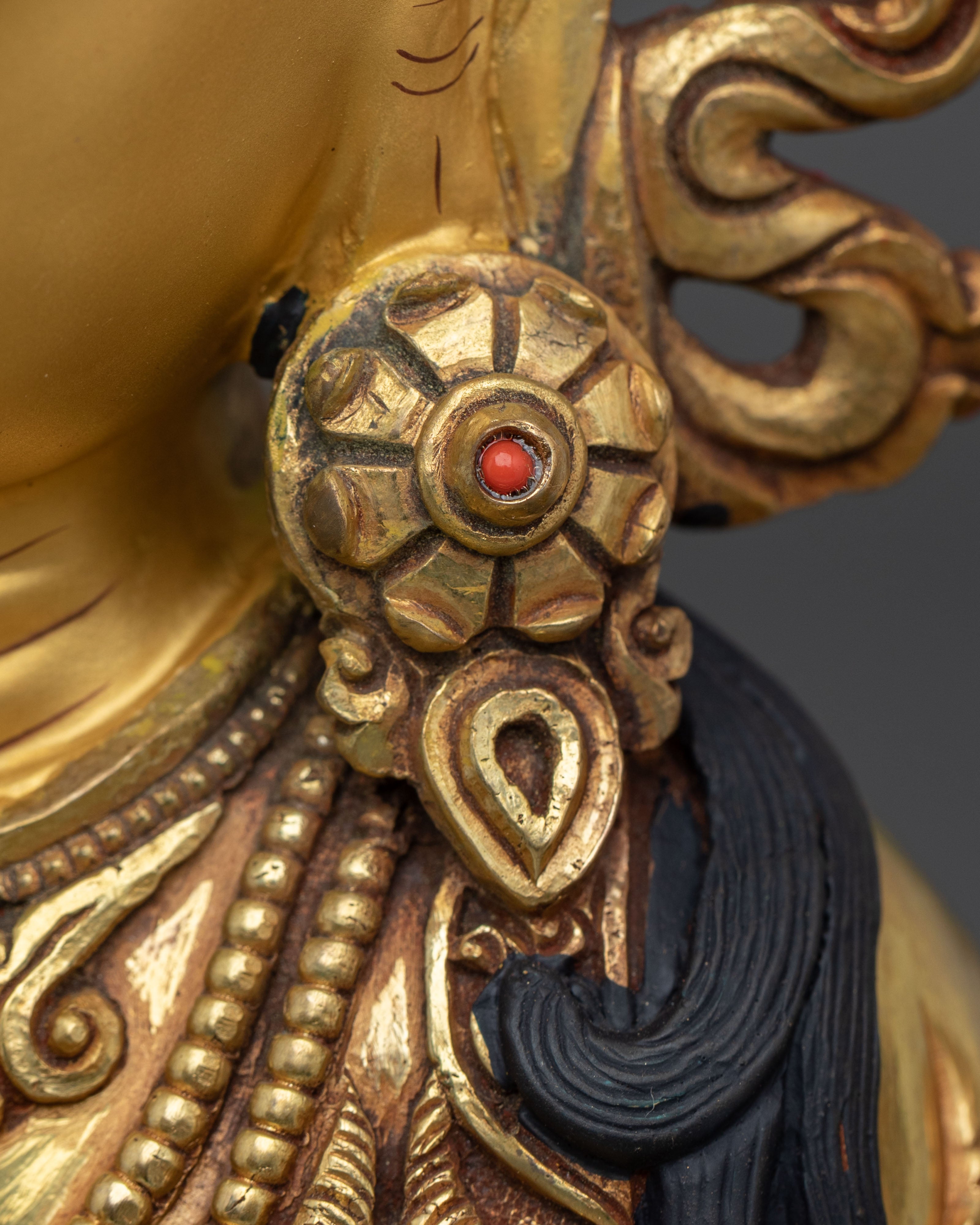 Chenrezig Four Armed Compassion Altar Sculpture | Bodhisattva Symbol of Universal Love