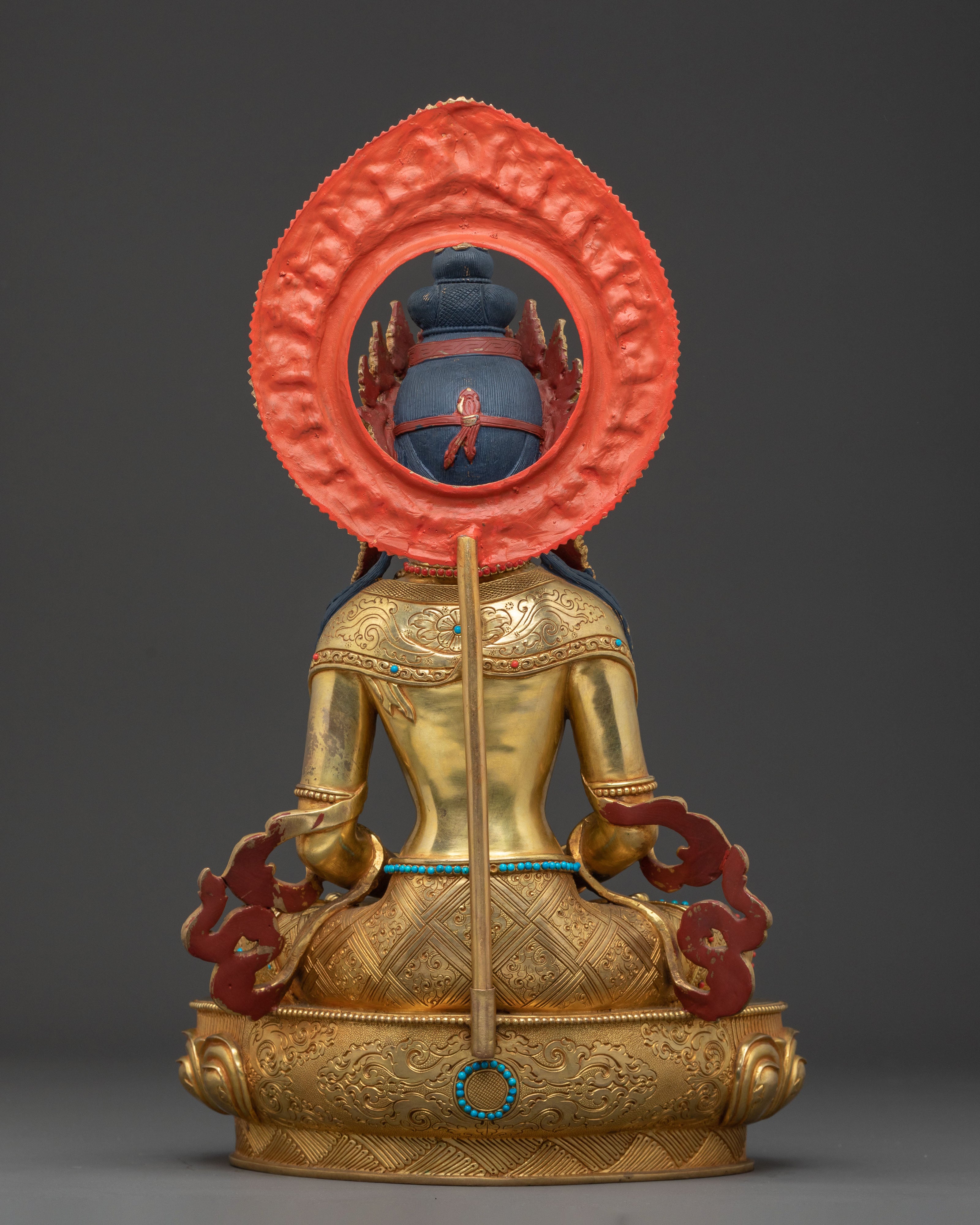 The Eternal Buddha Amitayus Statue | Long Life Buddha for Home Decor