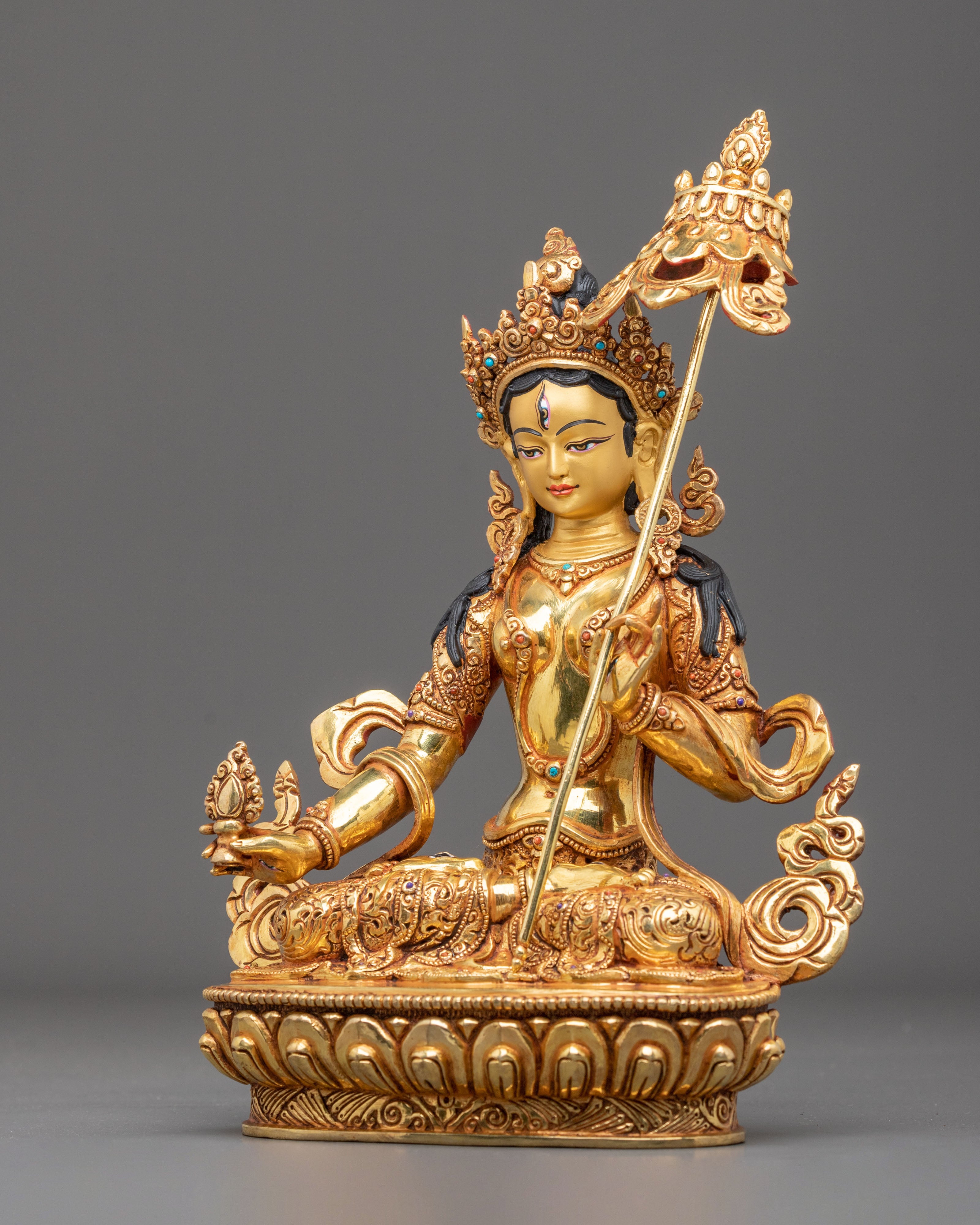 Goddess Dukar Sacred Statue | Tibetan Buddhist Figurine