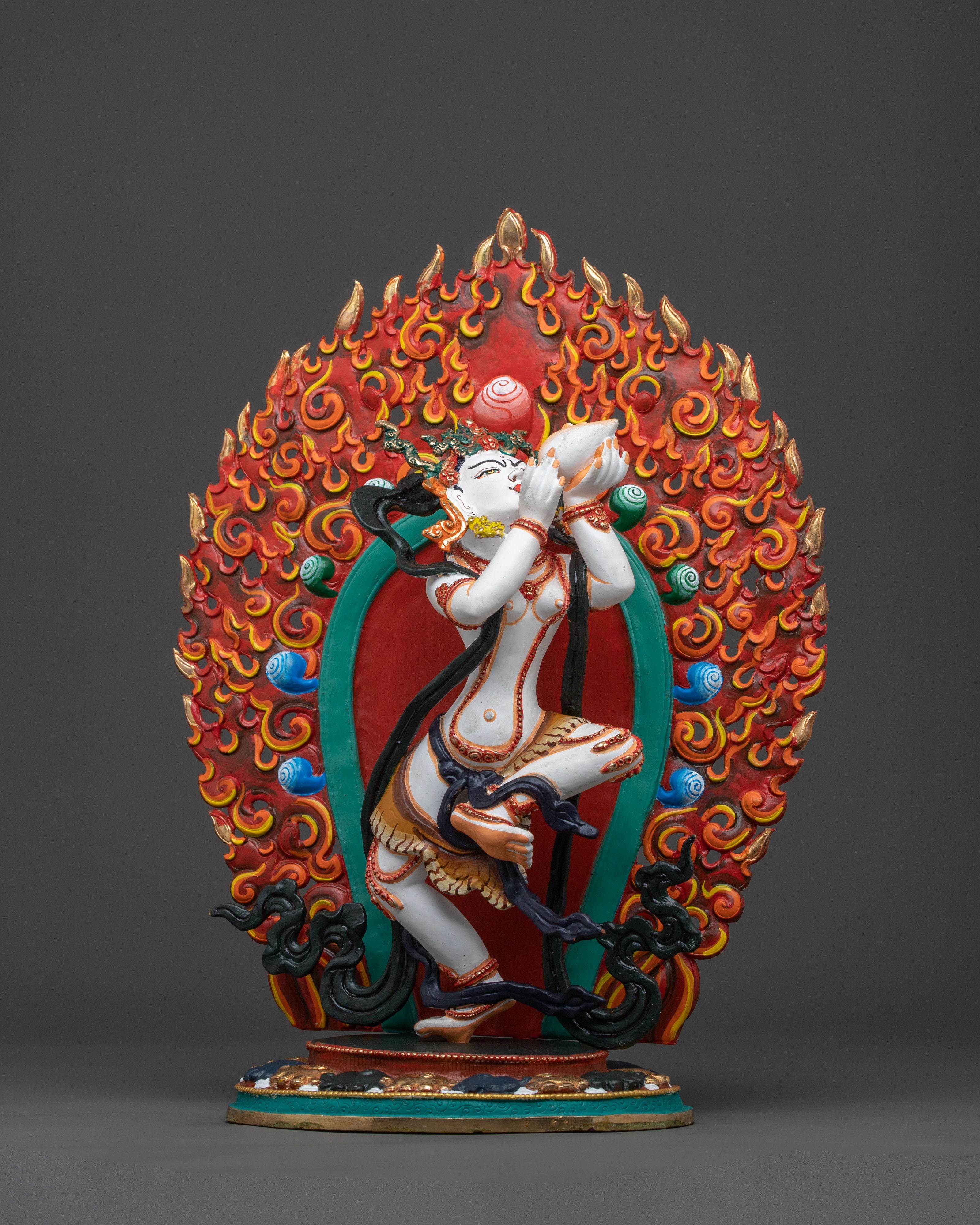 Dakini: Radiant Copper Sculpture