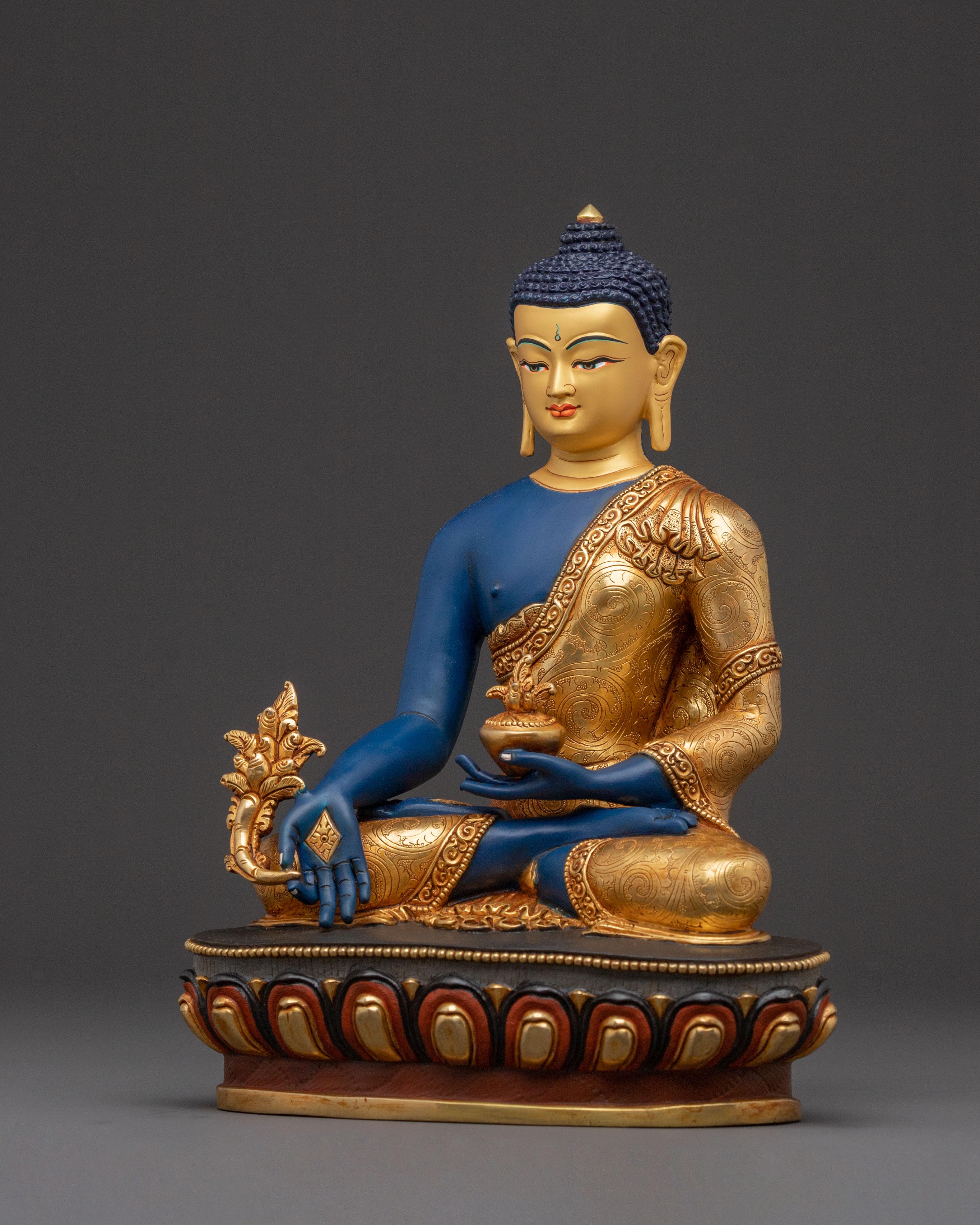 Medicine Buddha Spiritual Statue | Guardian of Health