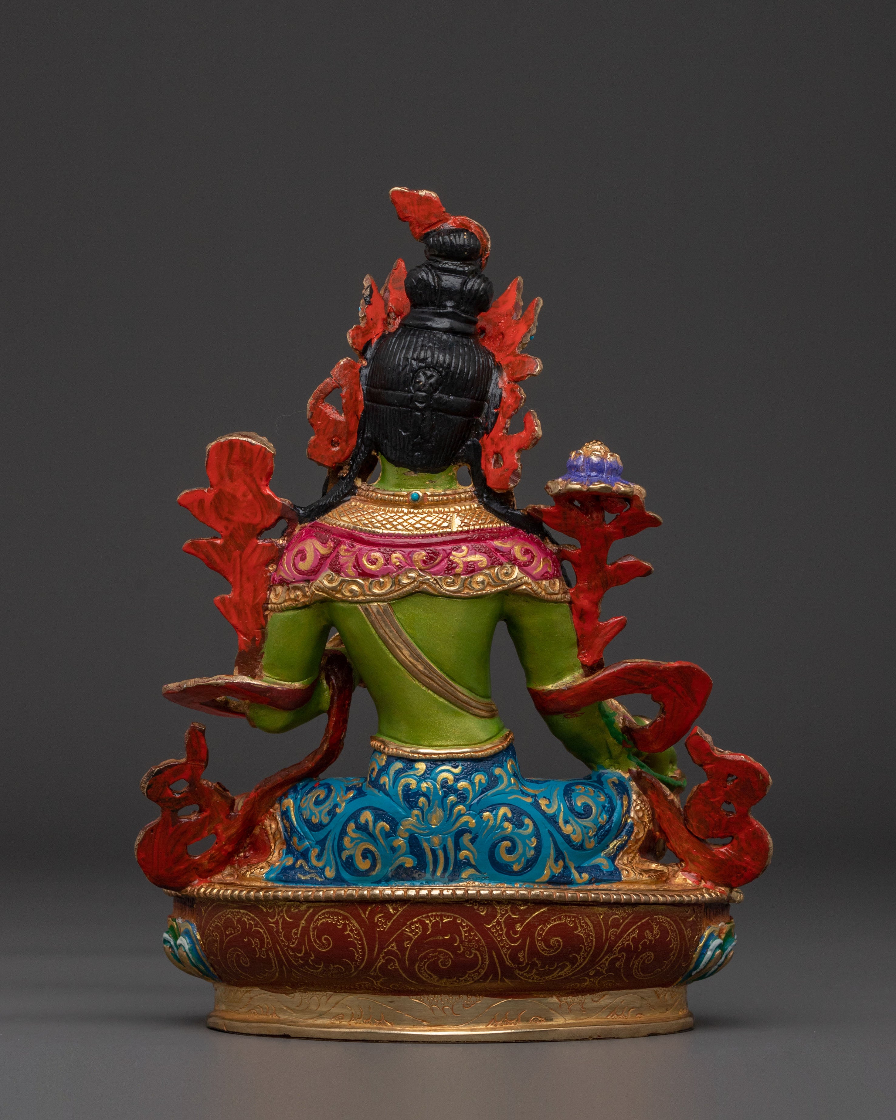 Green Tara Sadhana Statue | Tibetan Buddhist Goddess