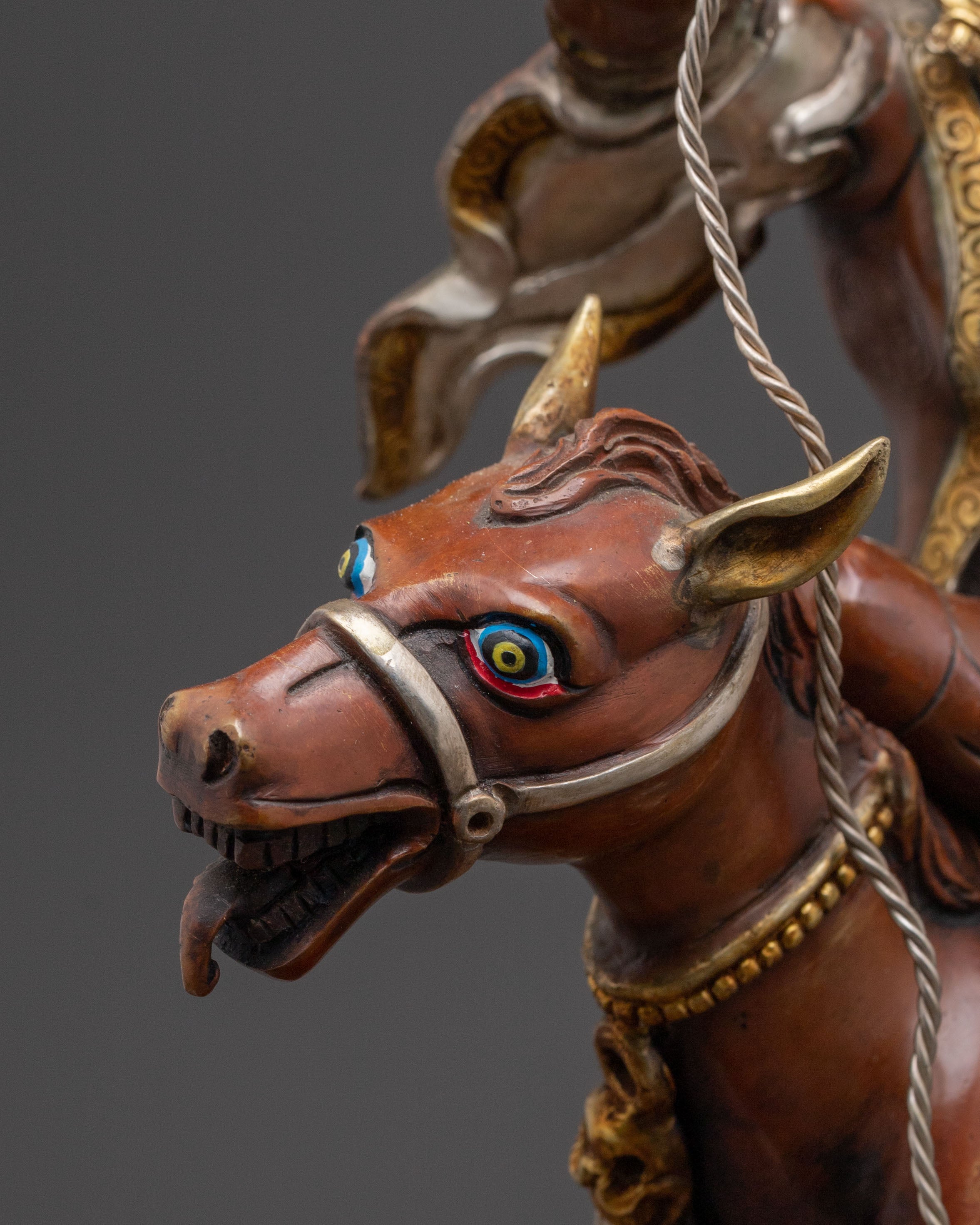 Golden Chimar Traditional Statue - Buddhist Protector