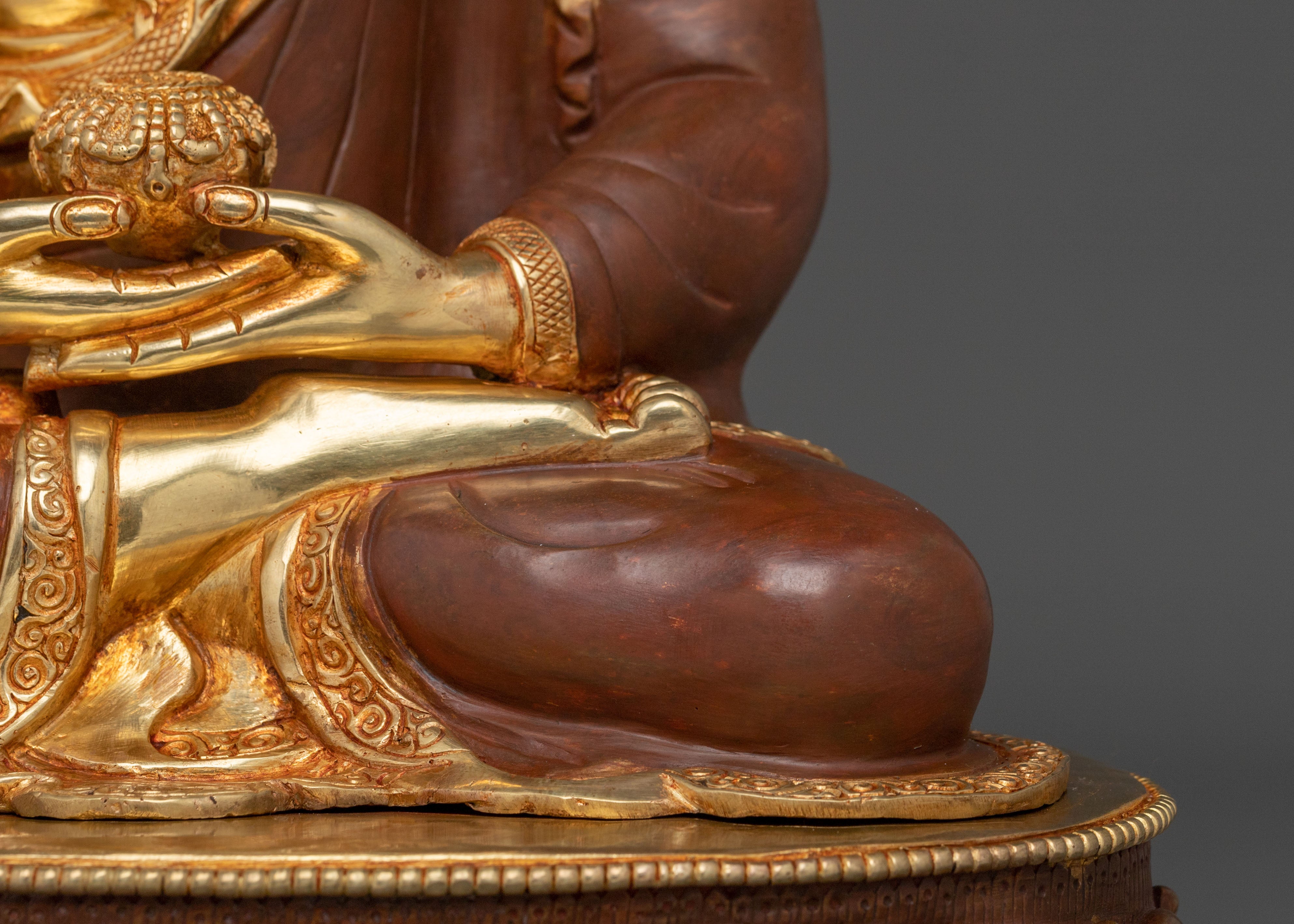 Tibetan Amitabha Buddha Sacred Sculpture | Symbol of Infinite Light