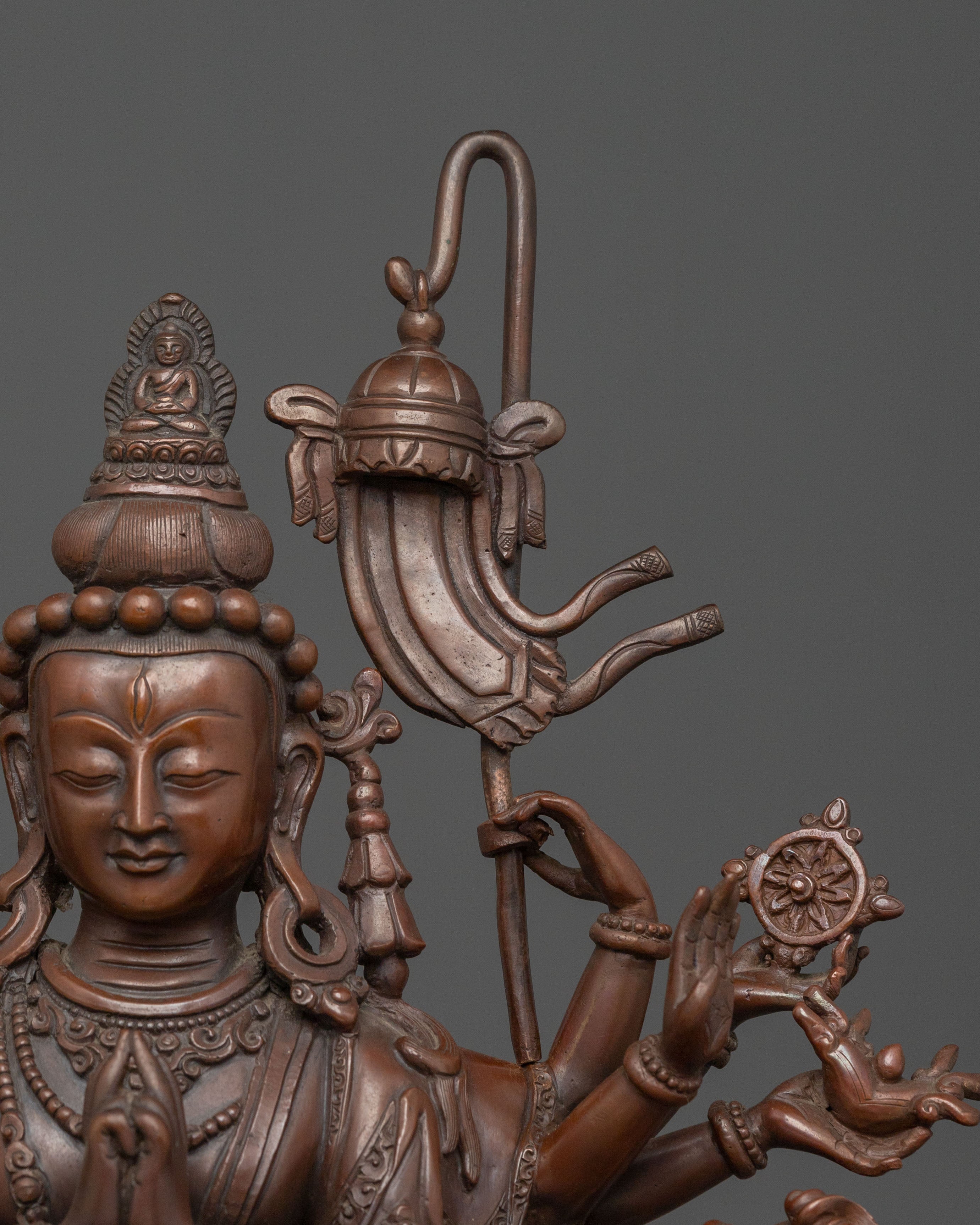 Chundi Oxidized Sculpture | Altar Home Decor