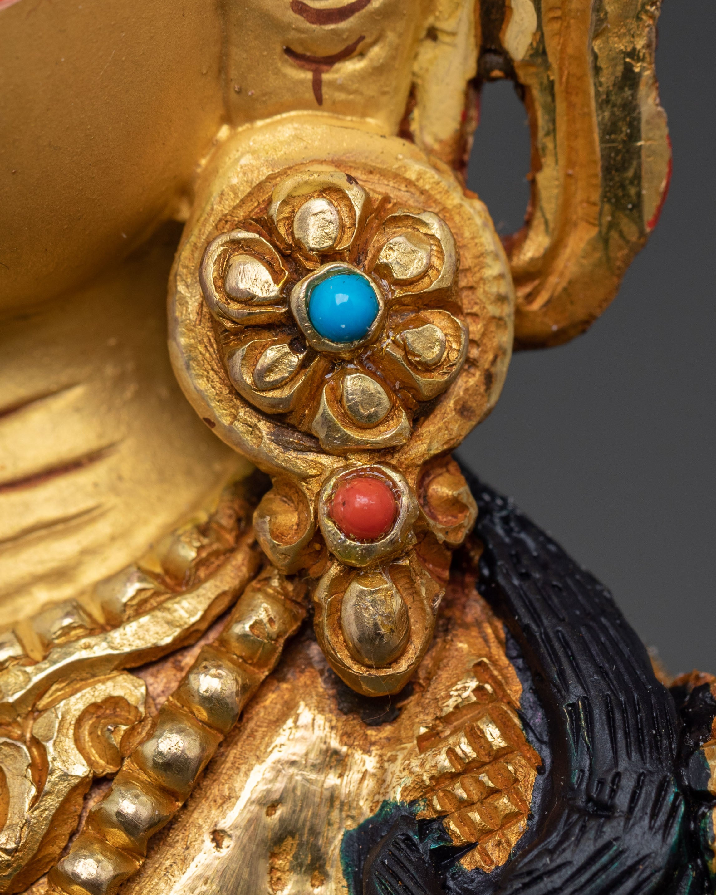 Tikshna Manjushri Statue of Divine Knowledge – 24K Gold Gilded