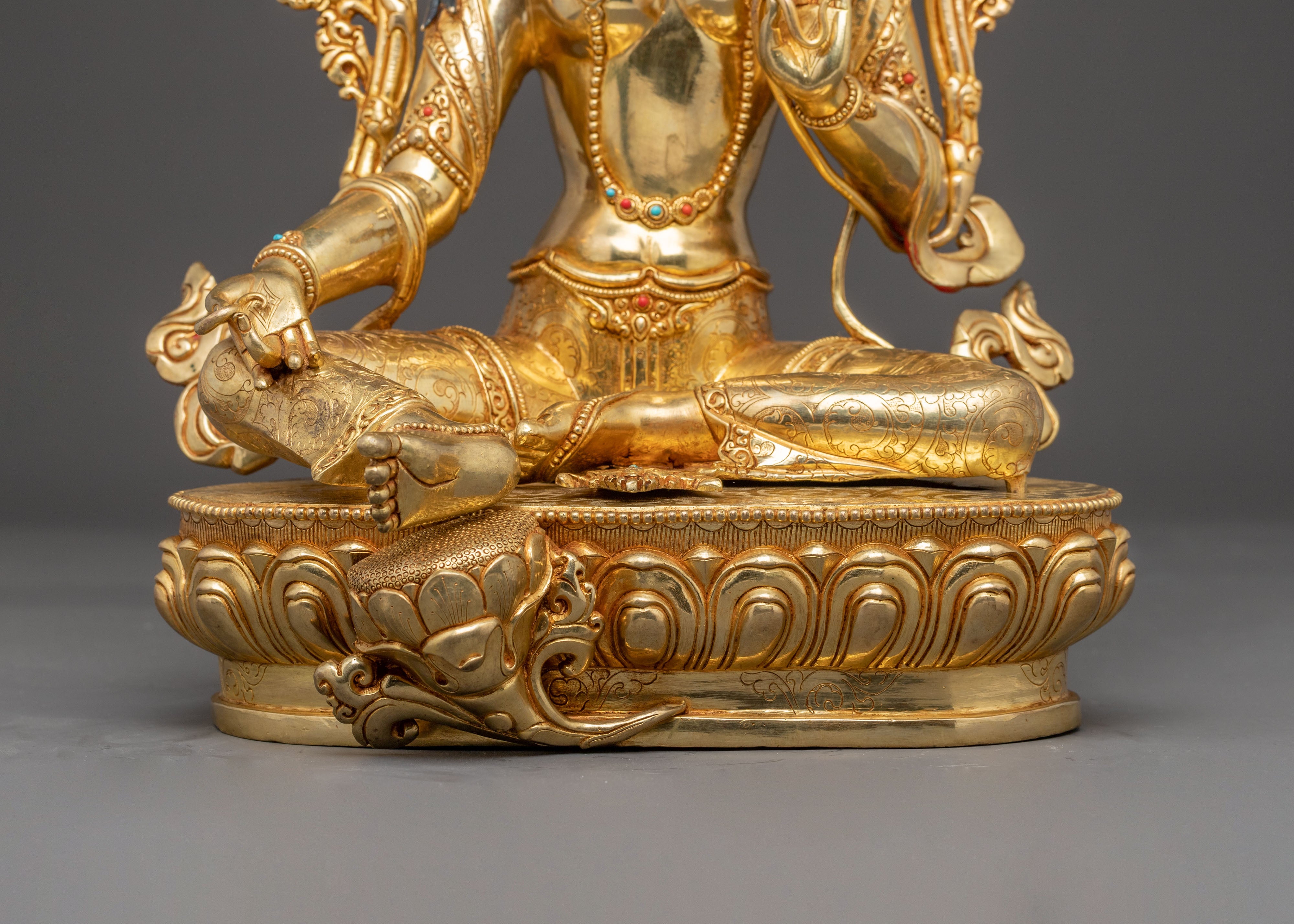 Green Tara Statue, Queen of Bodhisattvas | Mother of All Buddhas