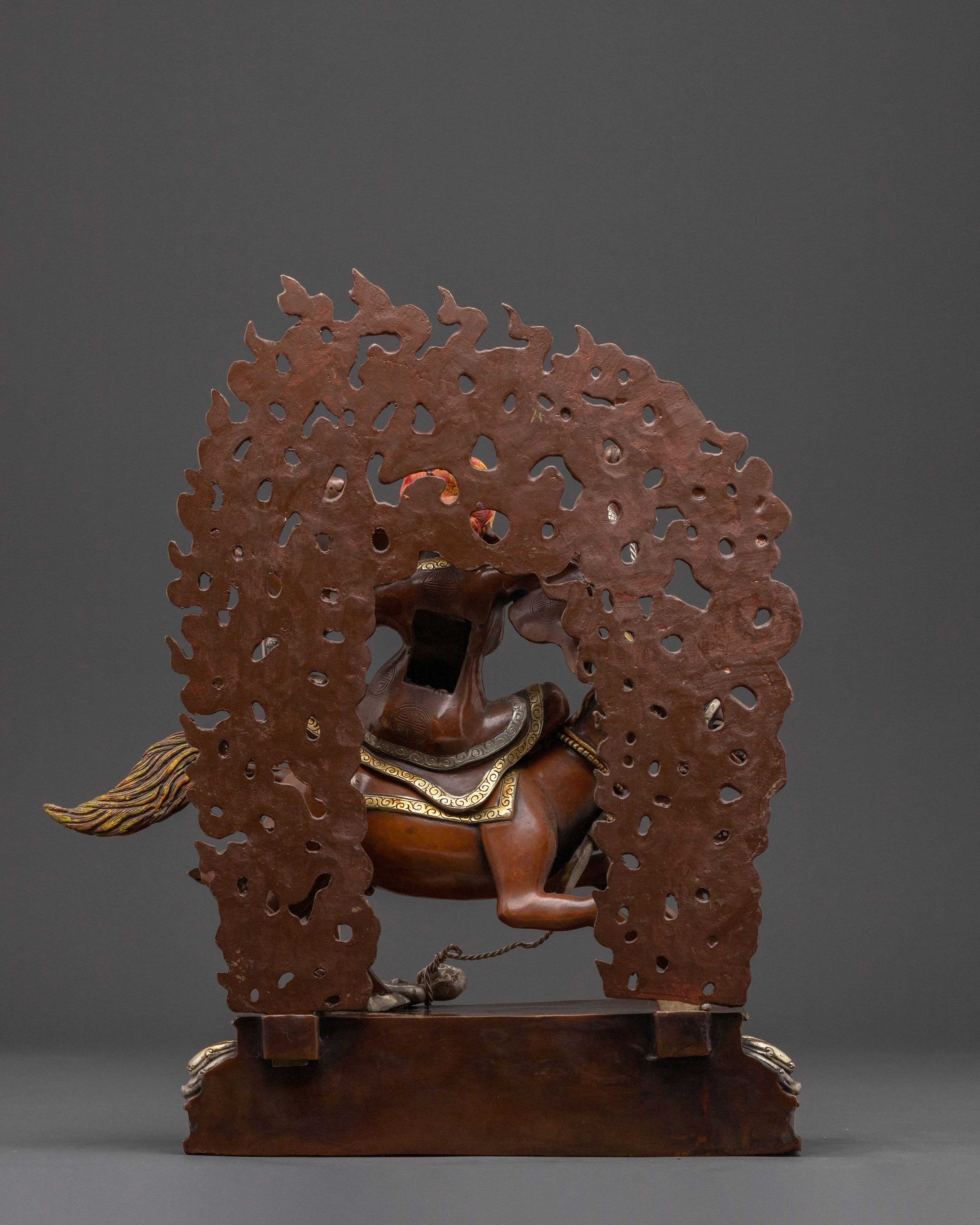 Golden Chimar Traditional Statue - Buddhist Protector