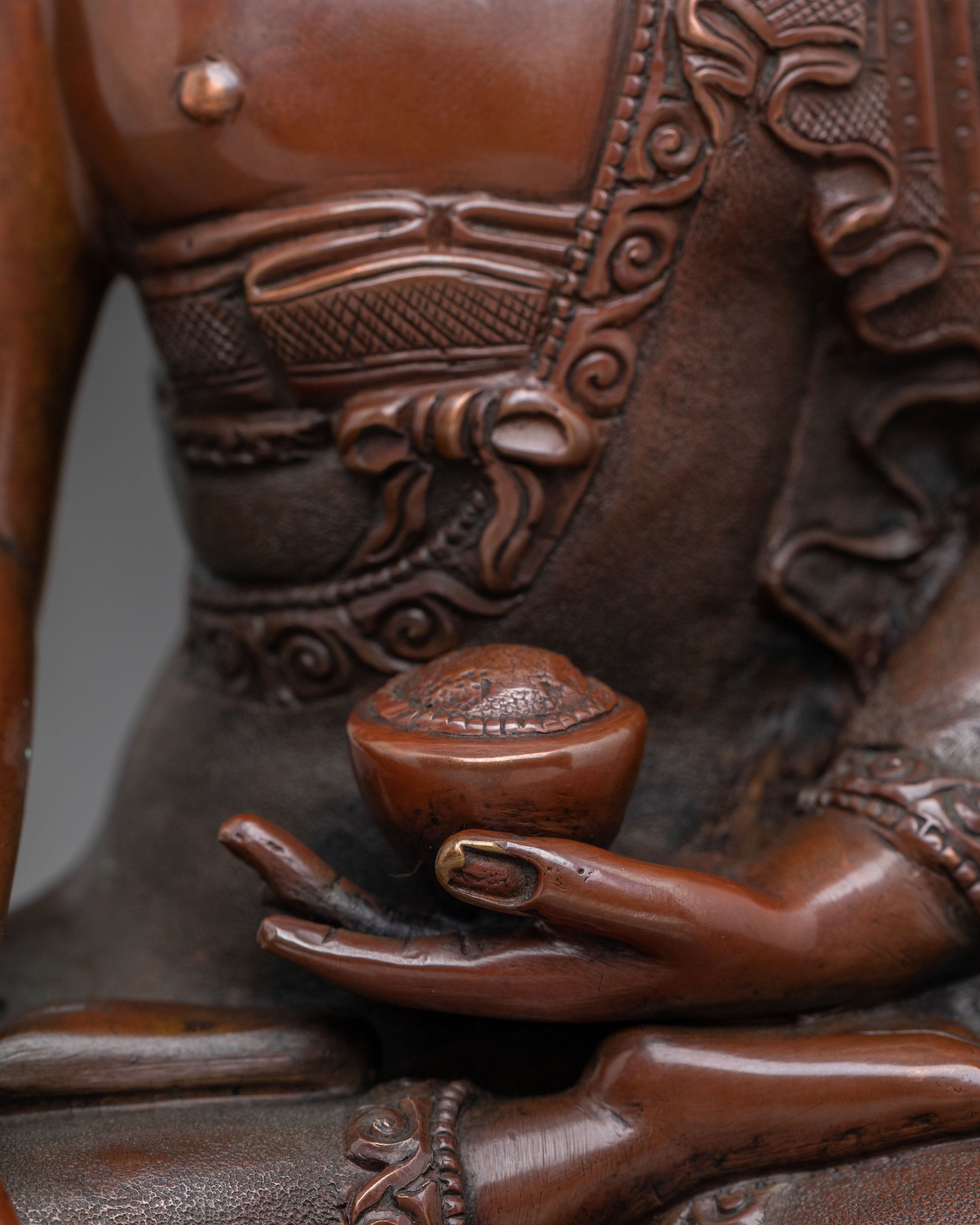 Shakyamuni Buddha Statue | Oxidized Figurine with Acrylic Painting
