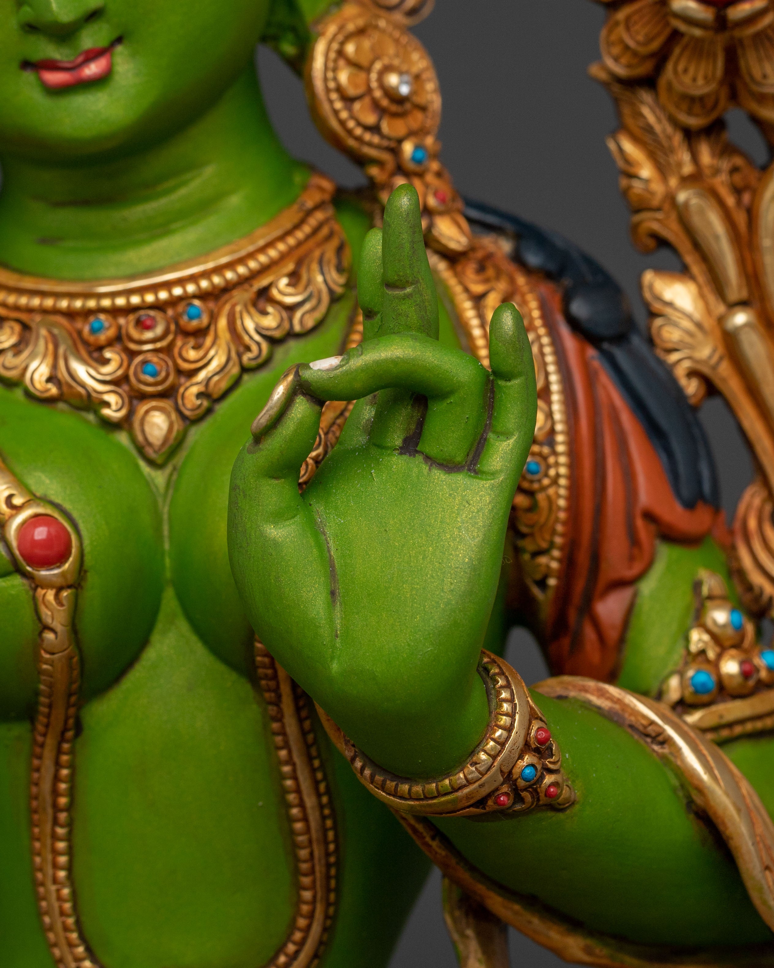 Green Tara Statue | Made in Nepal