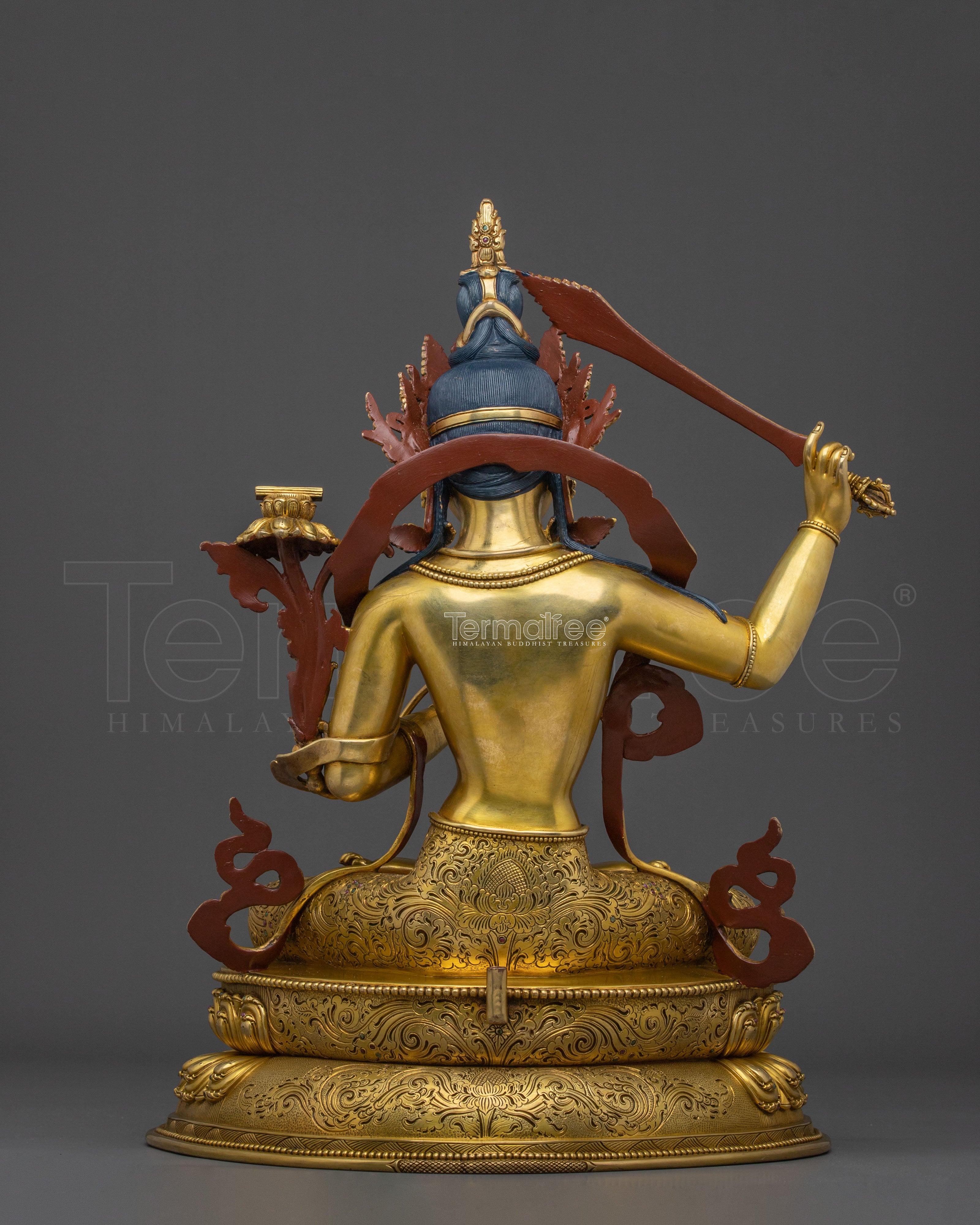 Manjughoṣa Spiritual Sculpture | Buddhist Shrine Decor