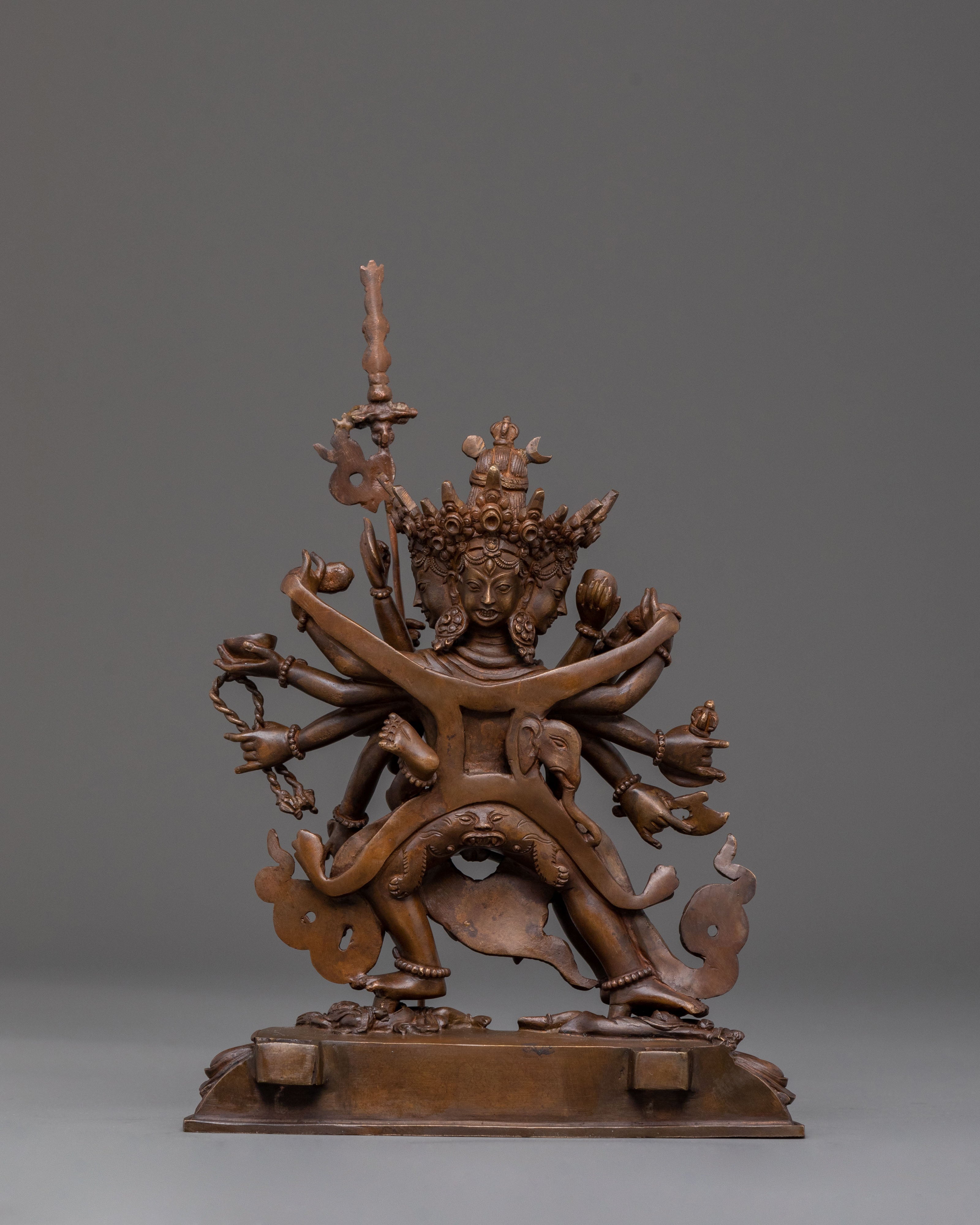 Chakrasamvara Altar Statue | Tantric Buddhist Deity