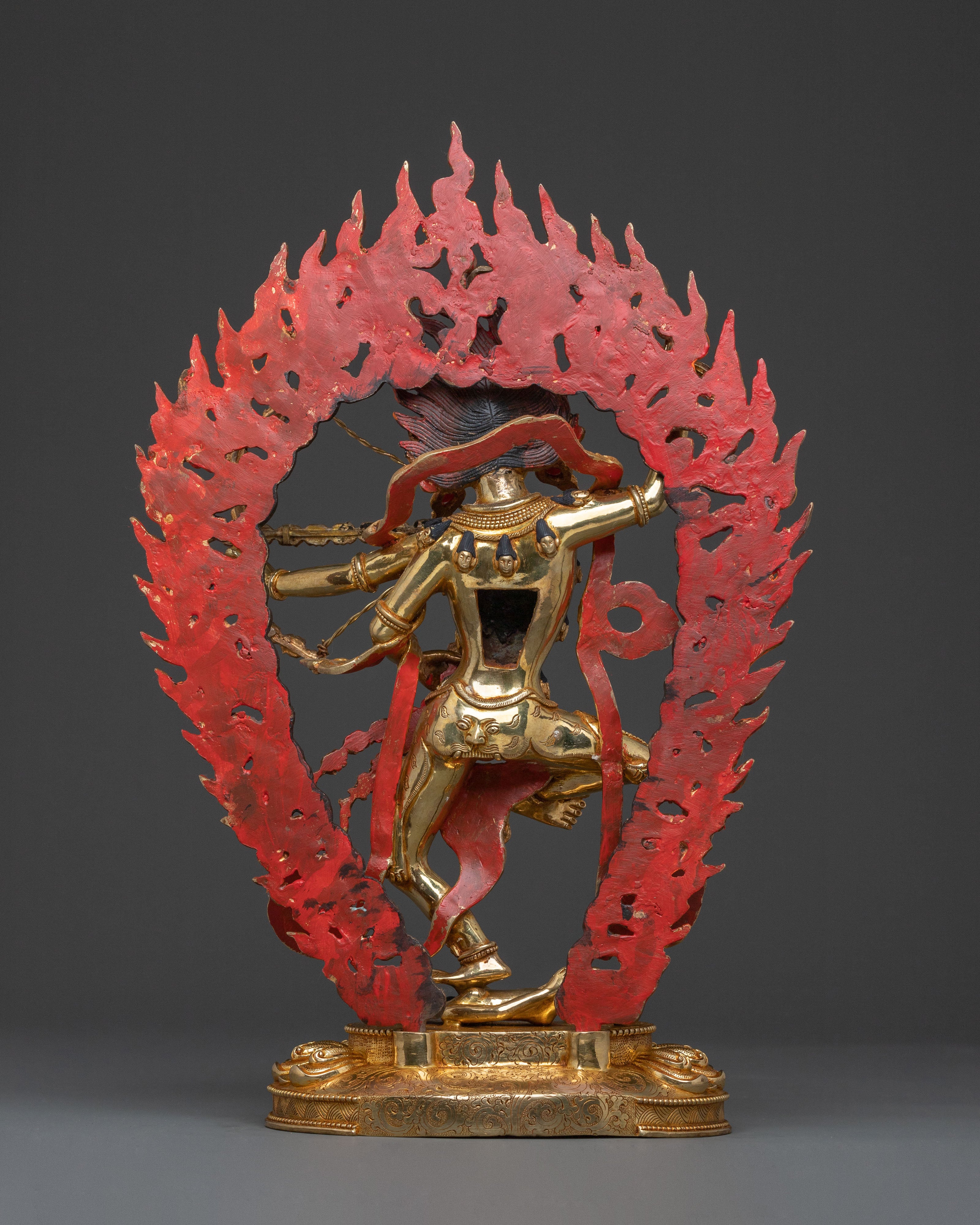 Kurukulla Statue | 24K Gold Glided Buddhist Dakini