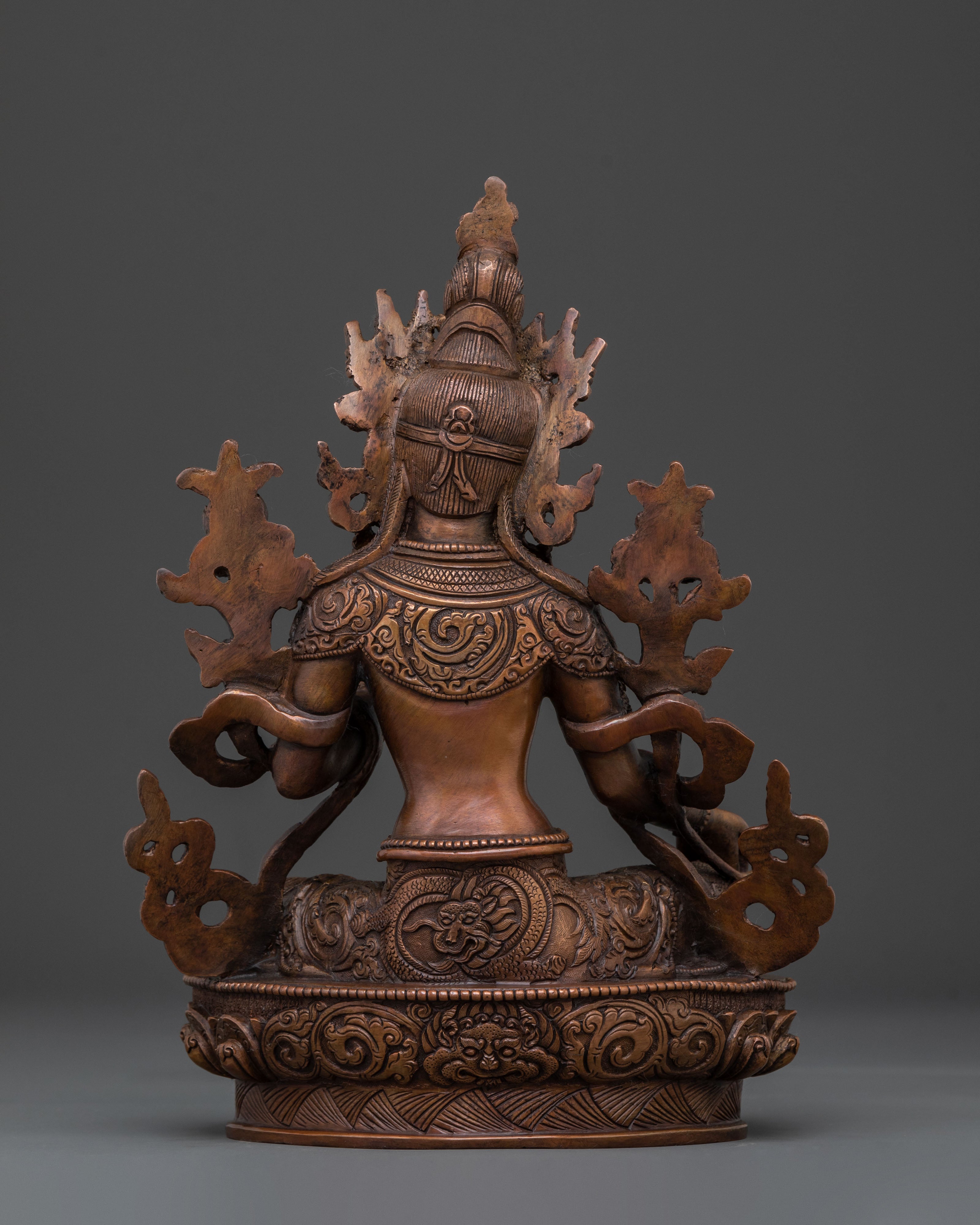 Amitayus  Statue in Oxidized Copper | Pure Longevity