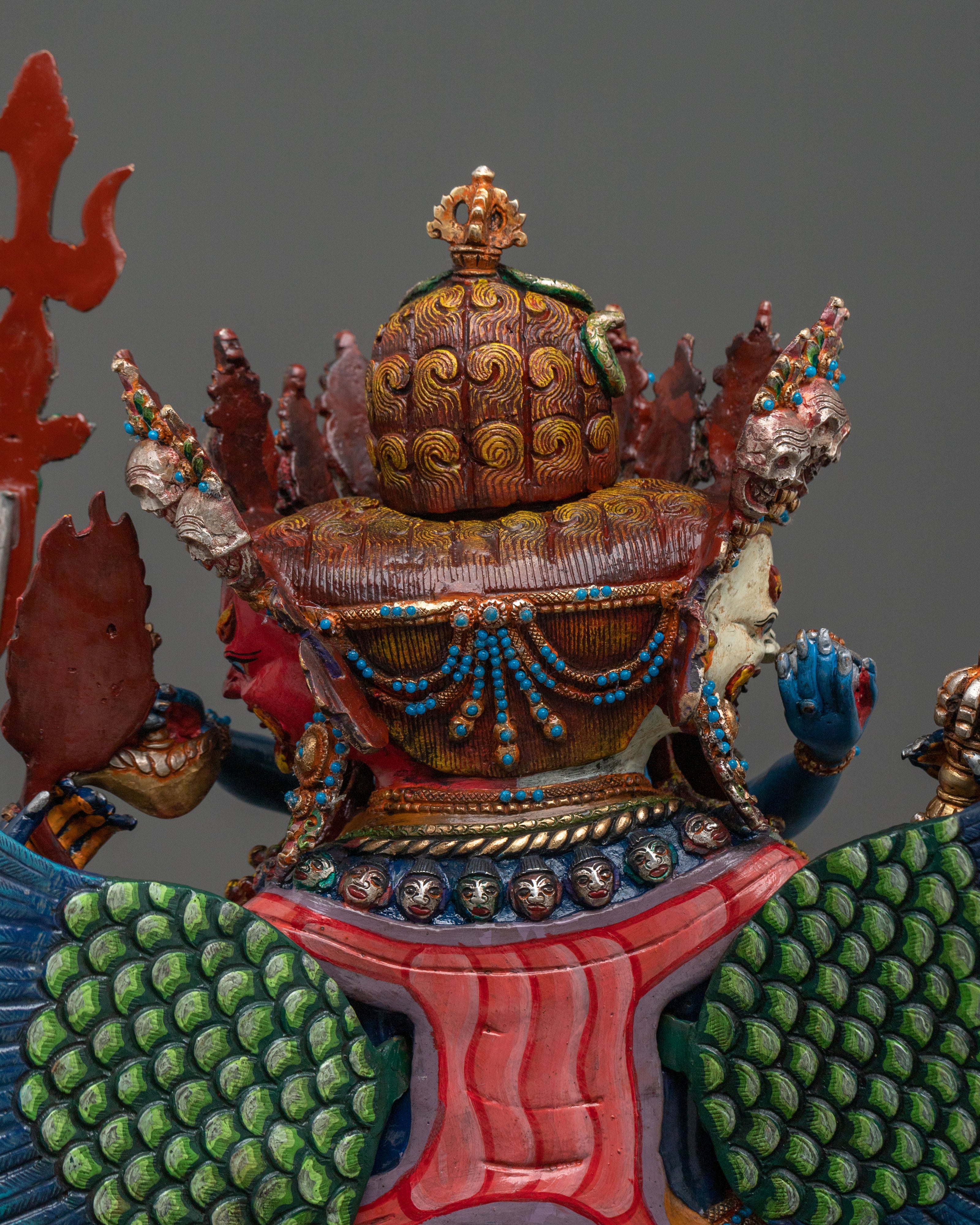 Handmade Vajrakilaya Sacred Sculpture | Home Decor