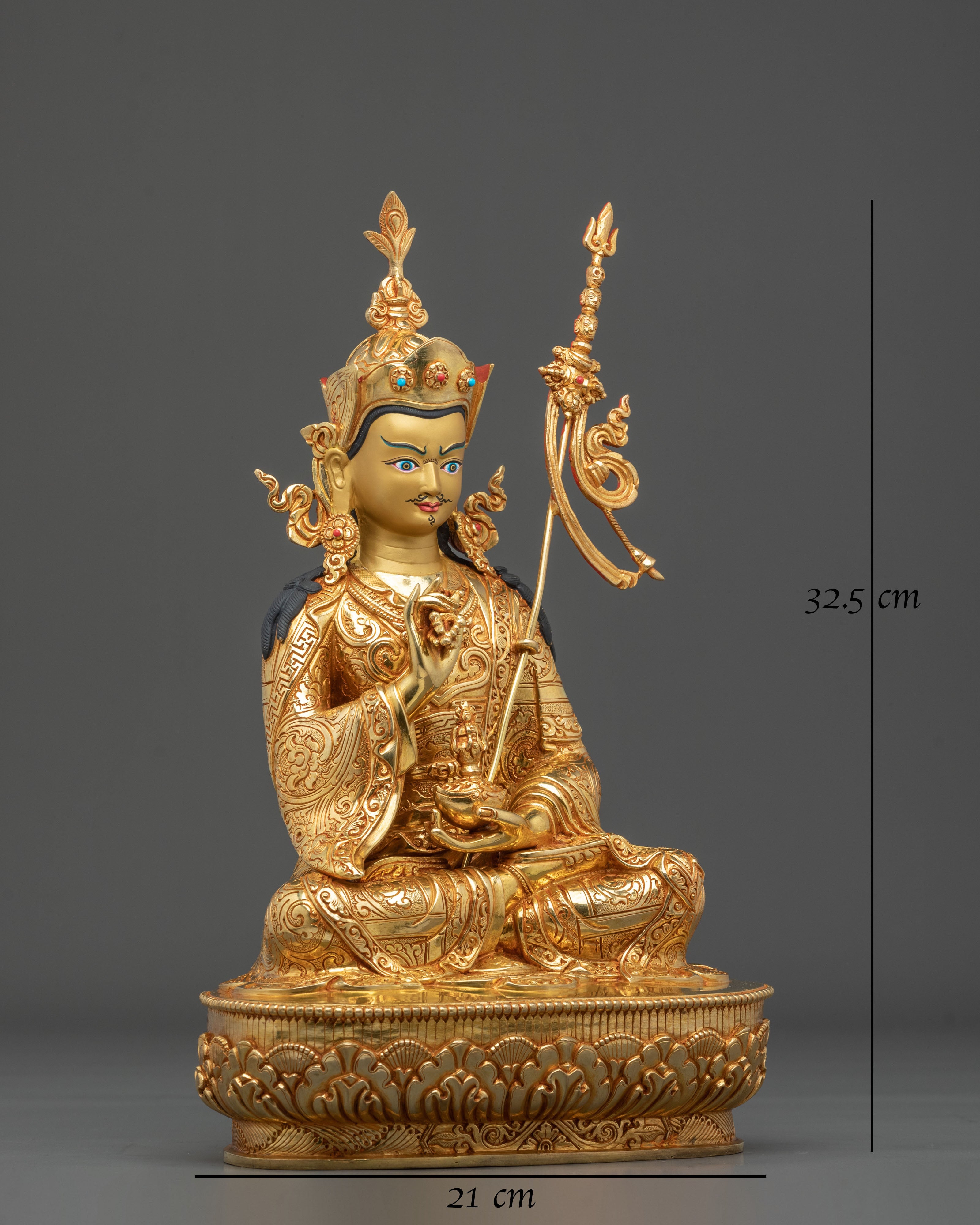 Padmasambhava Tsokye Dorje Form Statue: Buddhist Art