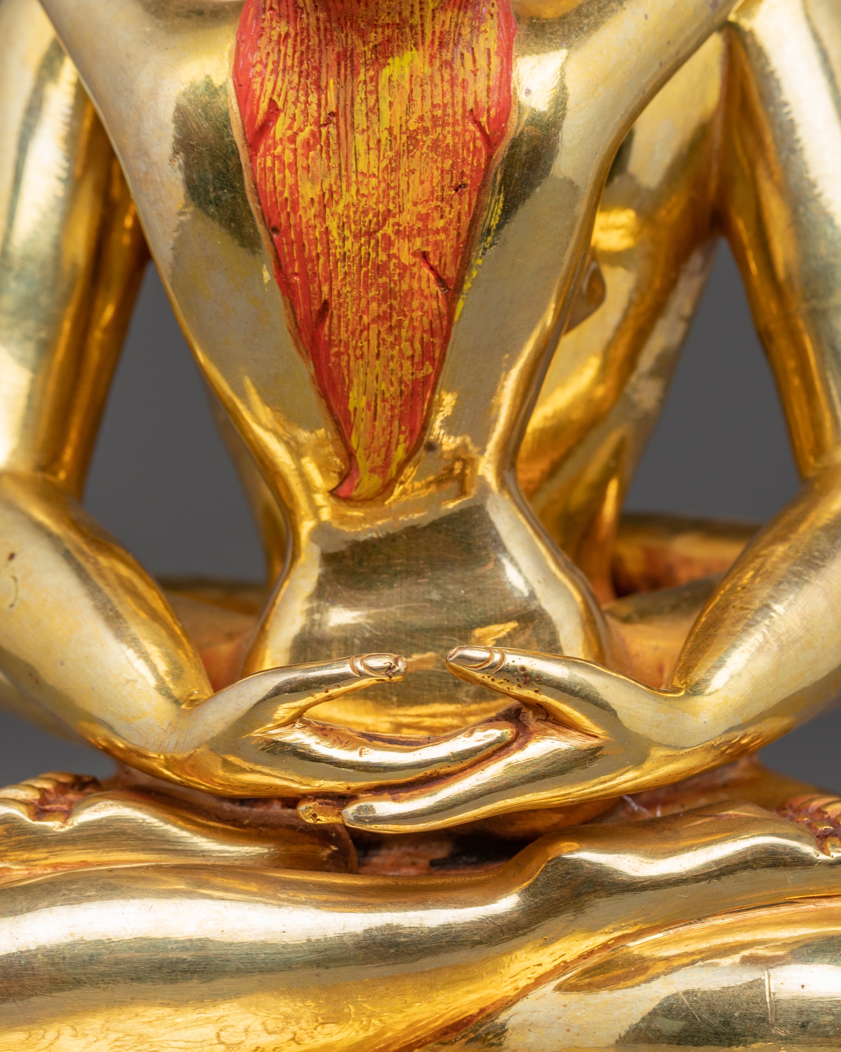 Statue of Buddha Samanthabhadra with Samanthabhadri