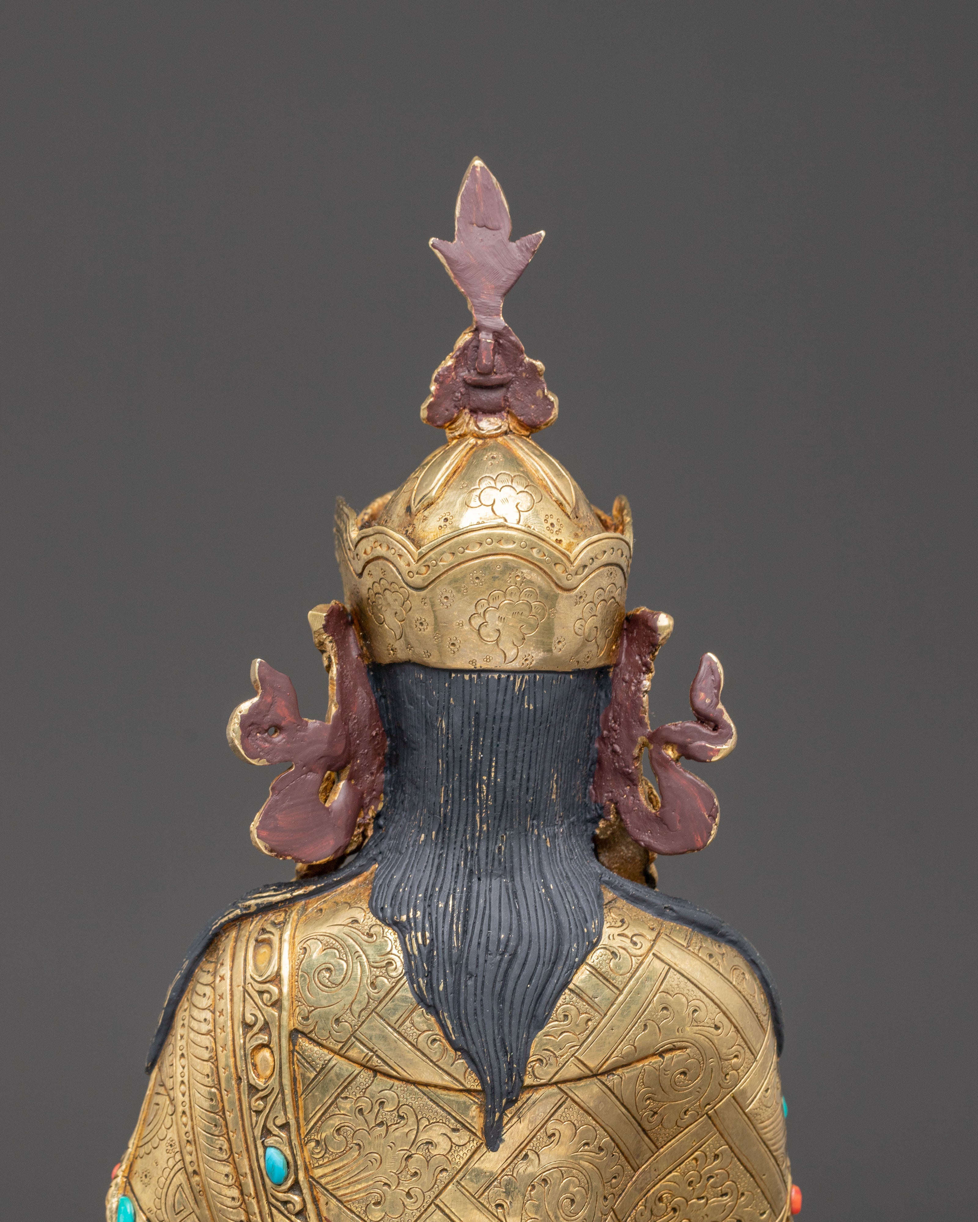 Golden Statue of Guru Set | Himalayan Spiritual Masters