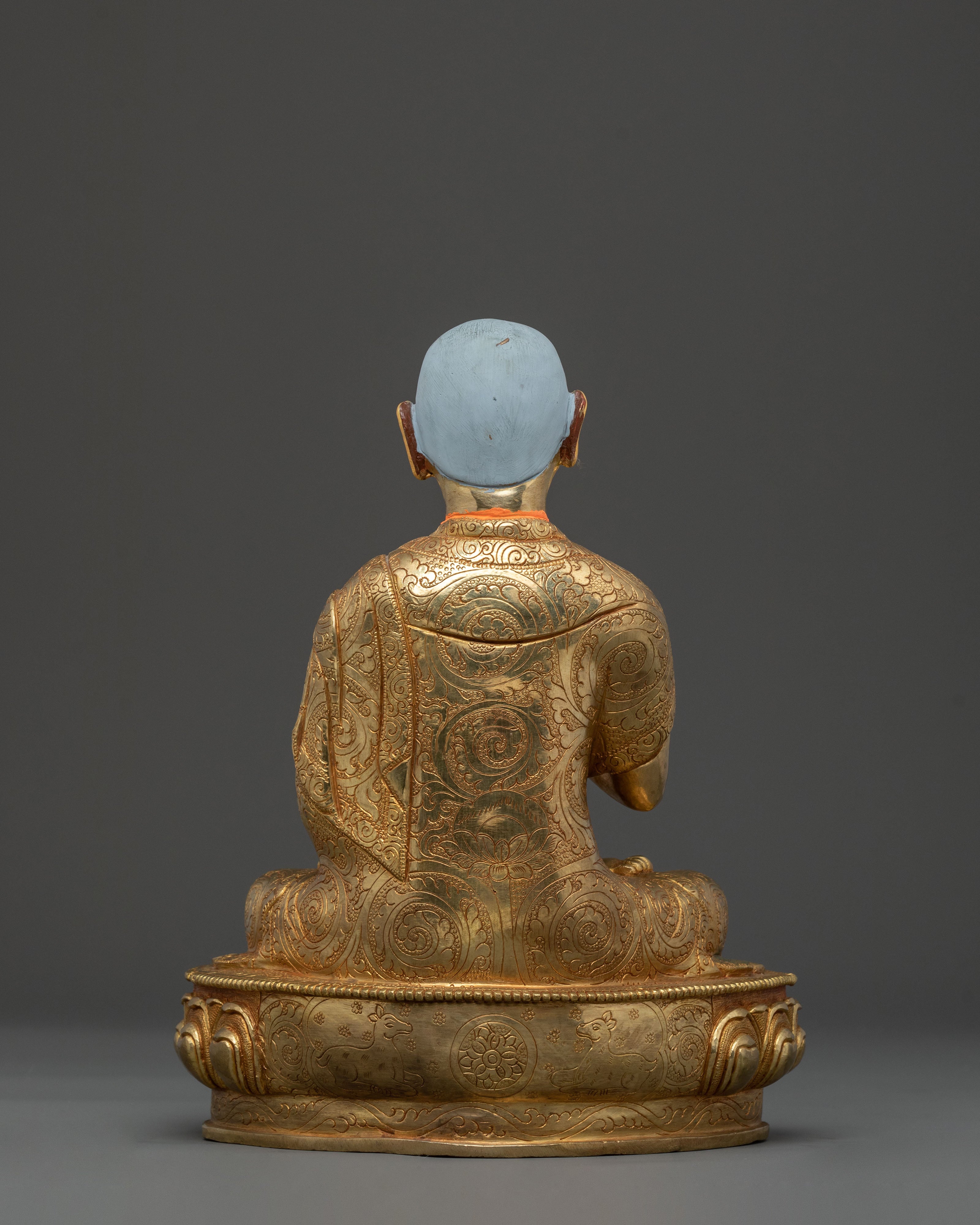 Spiritual Figurine of Tsongkhapa with Disciples | Sacred Statue