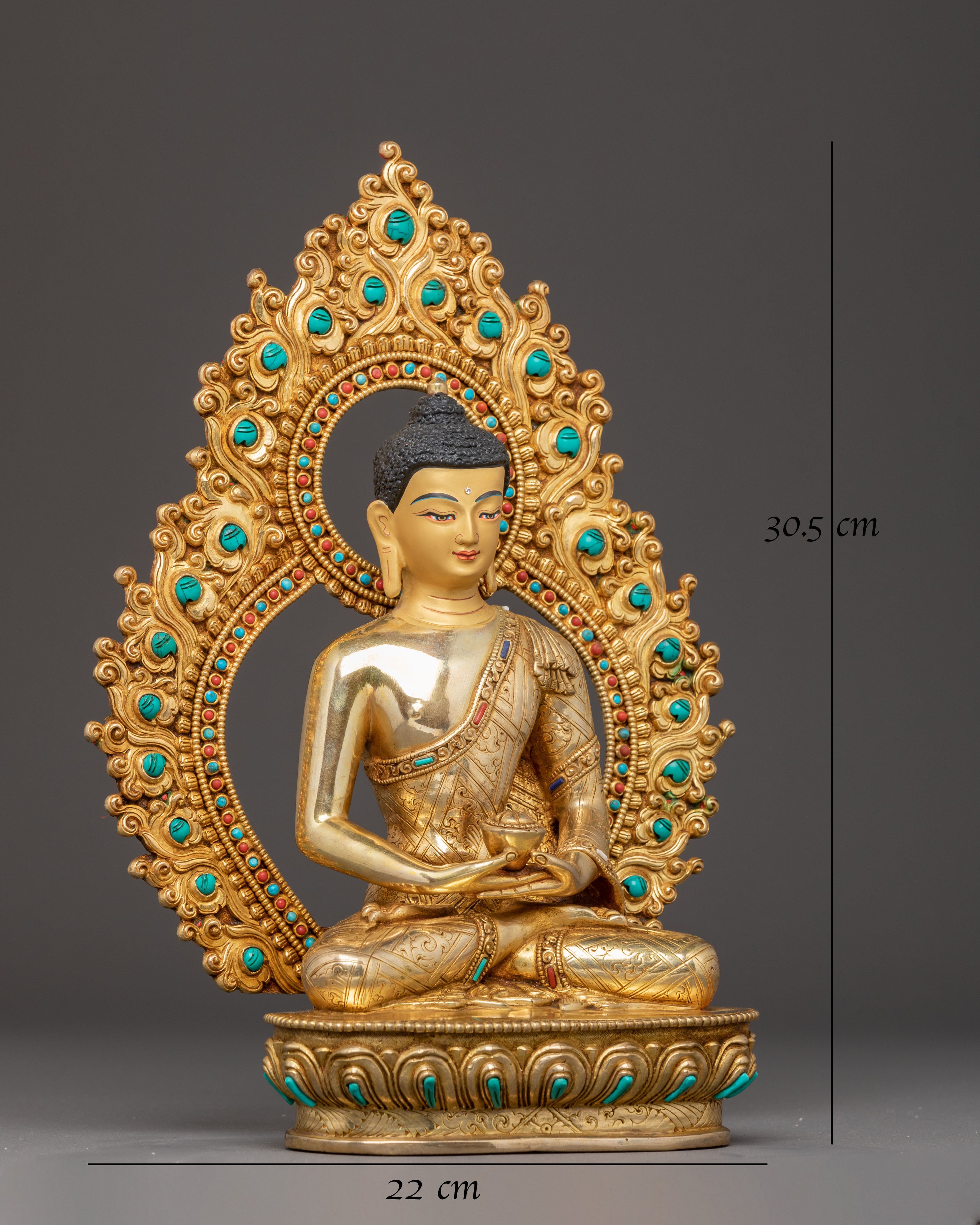 Amitabha Buddha Himalayan Sculpture | Buddha of Infinite Light