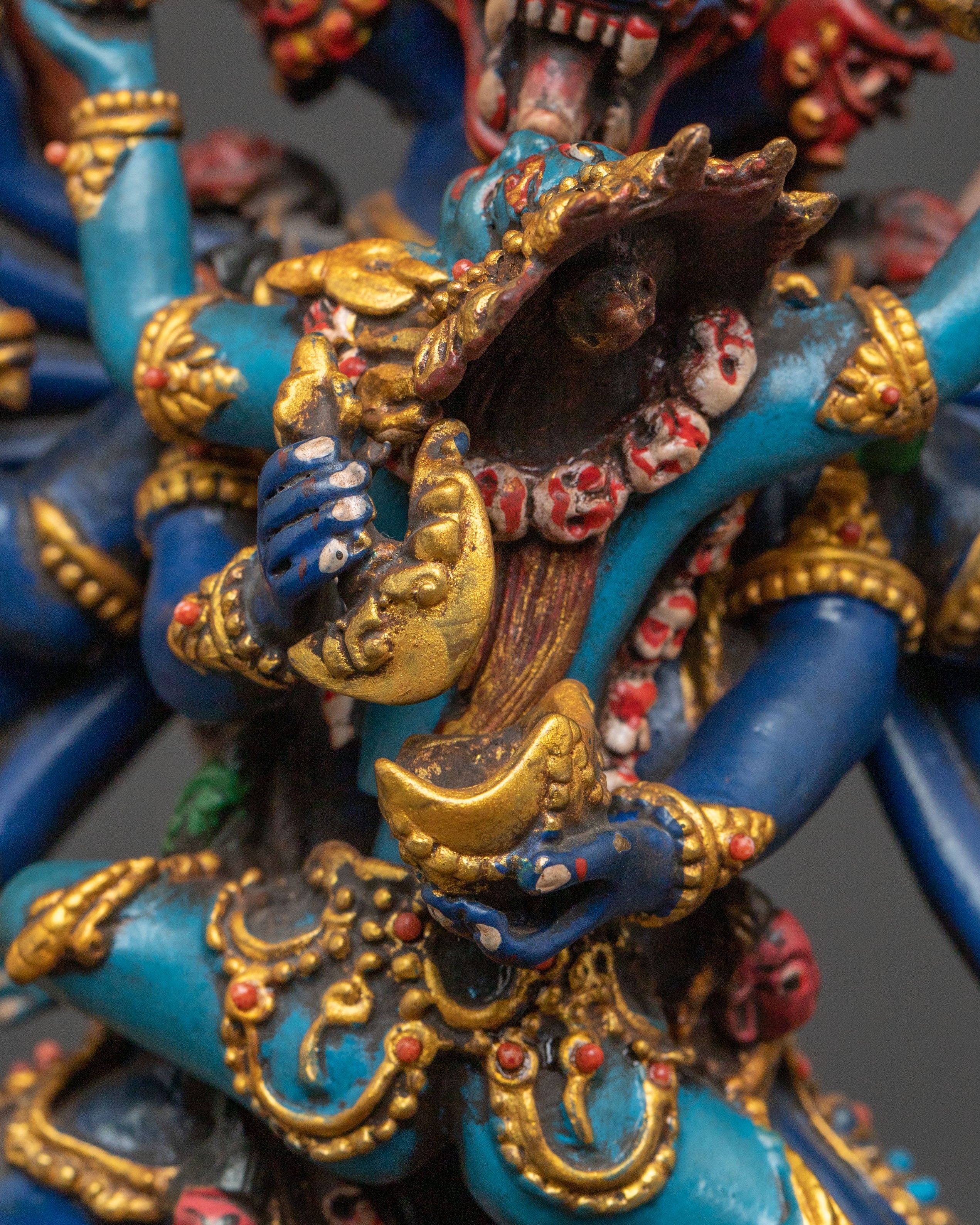 Guardian Yamantaka Statue With Consort | Protector Icon