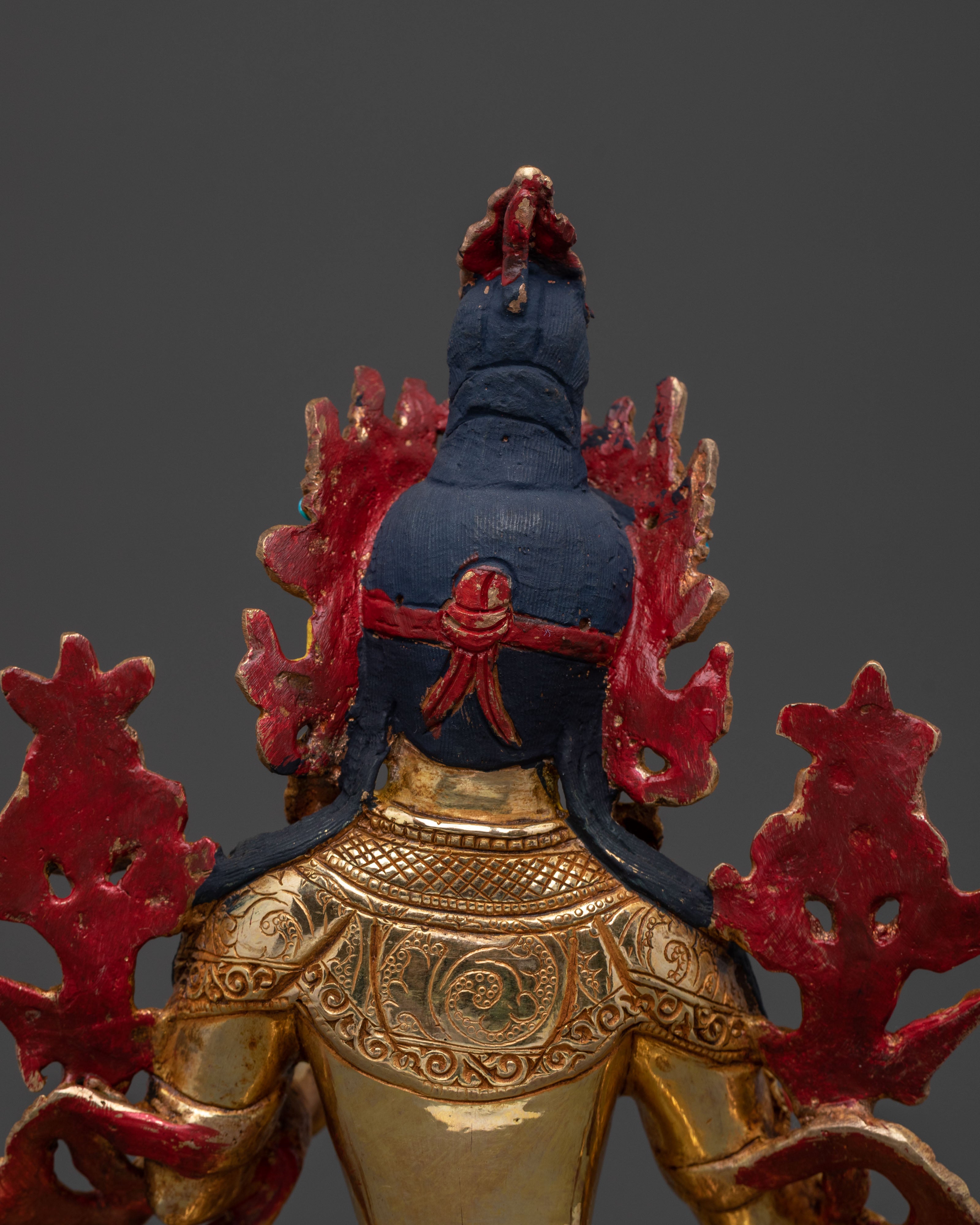 Green Tara Sacred Statue: Handcrafted in Nepal