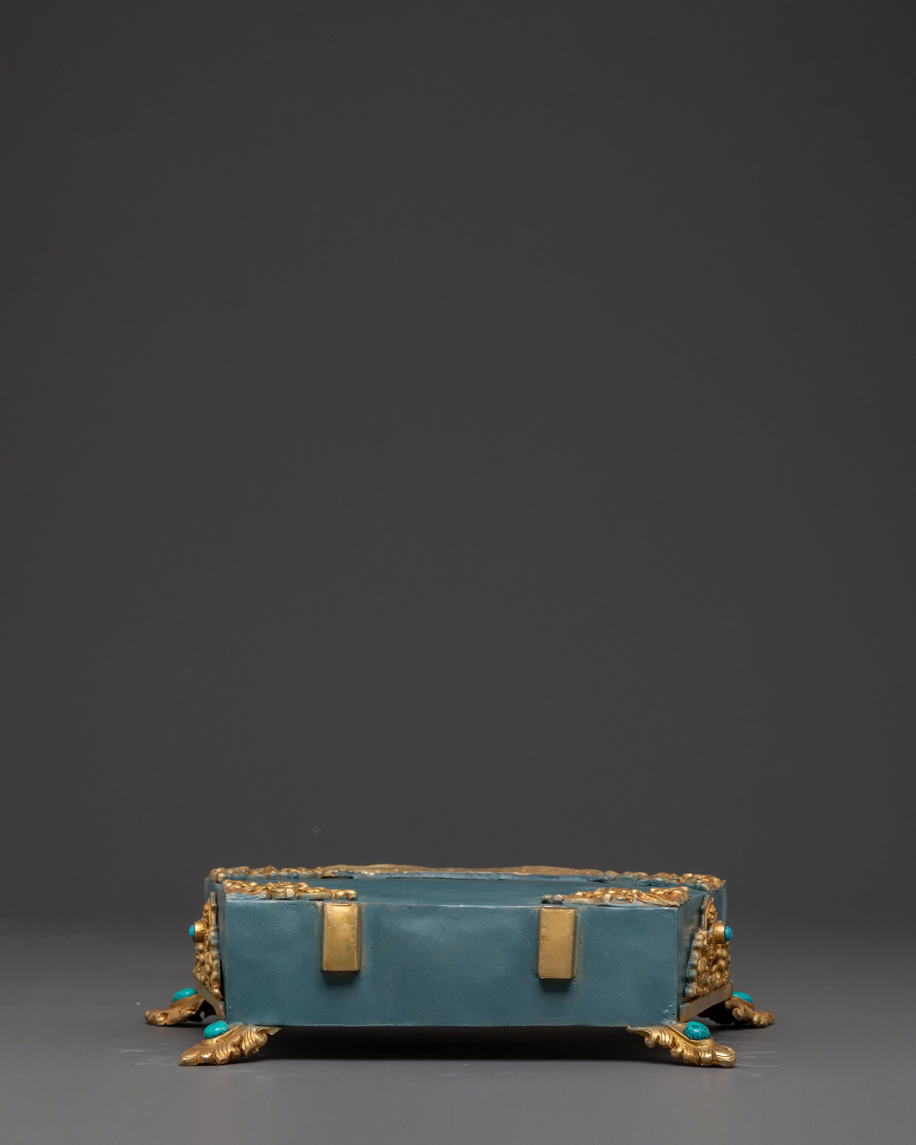 Throne: Handcrafted Copper Shrine Base